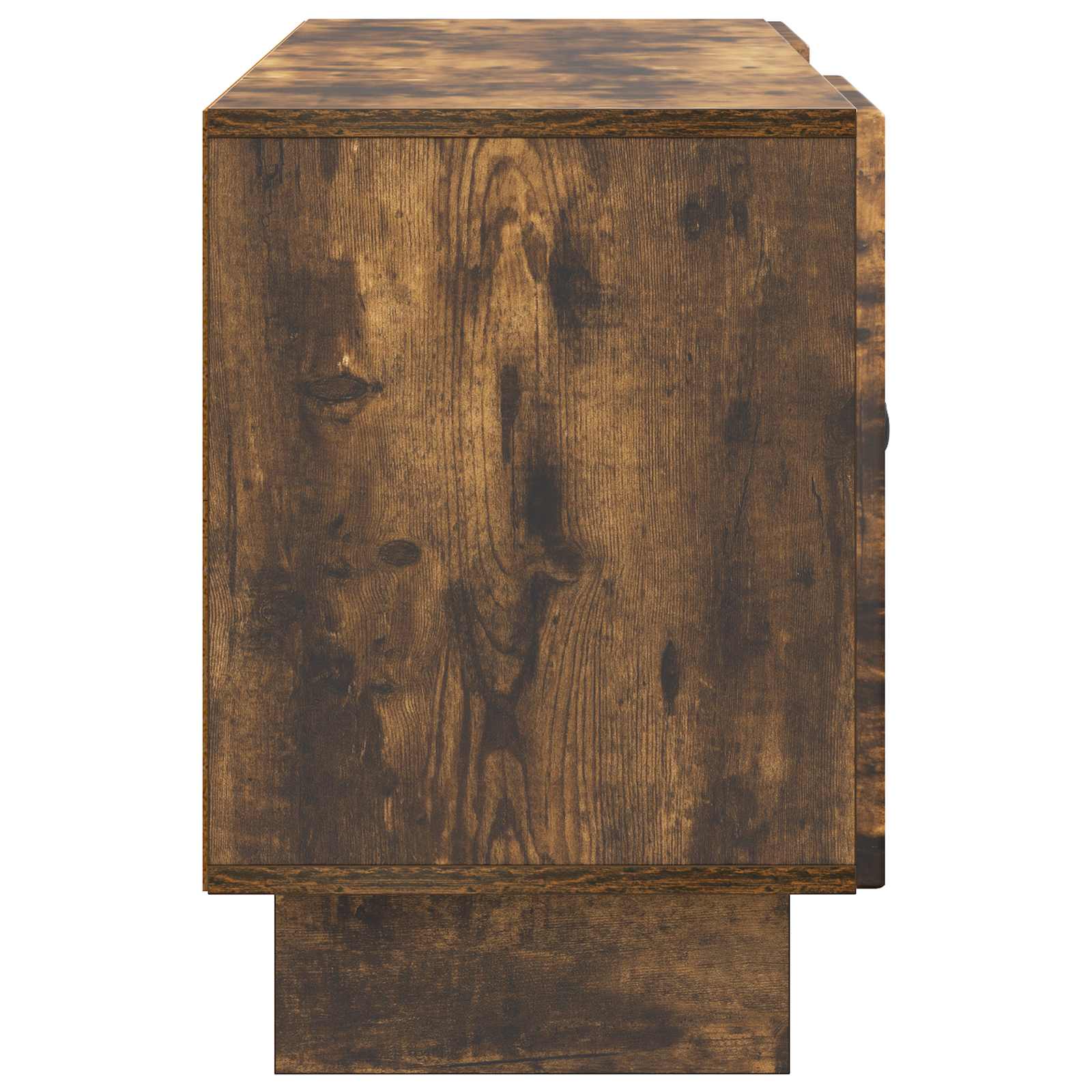 TV-kast Gerookt eiken 102 x 34,5 x 50 cm Bewerkt hout is nu te koop bij PeponiXL, paradijselijk wonen!