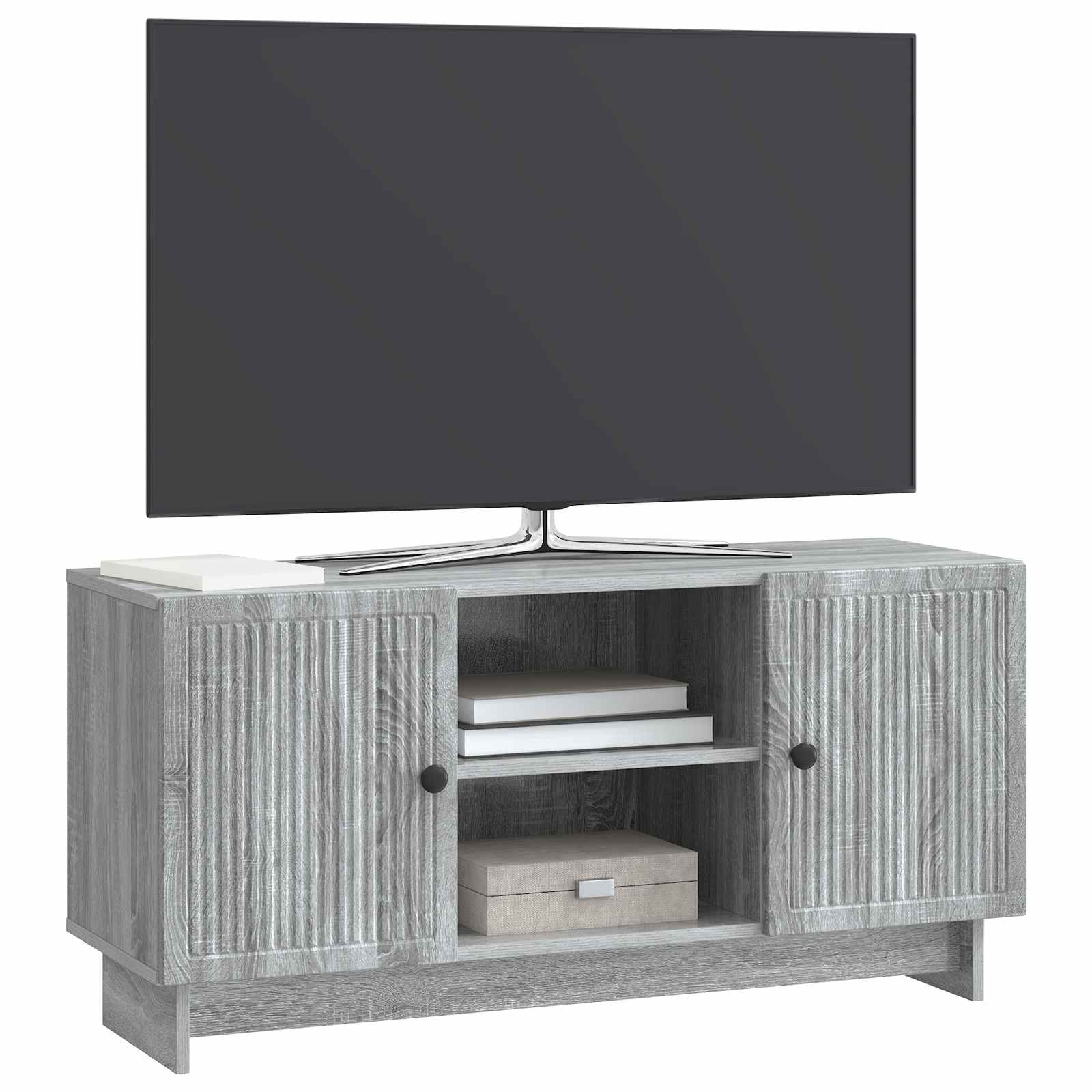 TV-kast Grijs Sonoma 102 x 34,5 x 50 cm Bewerkt hout is nu te koop bij PeponiXL, paradijselijk wonen!