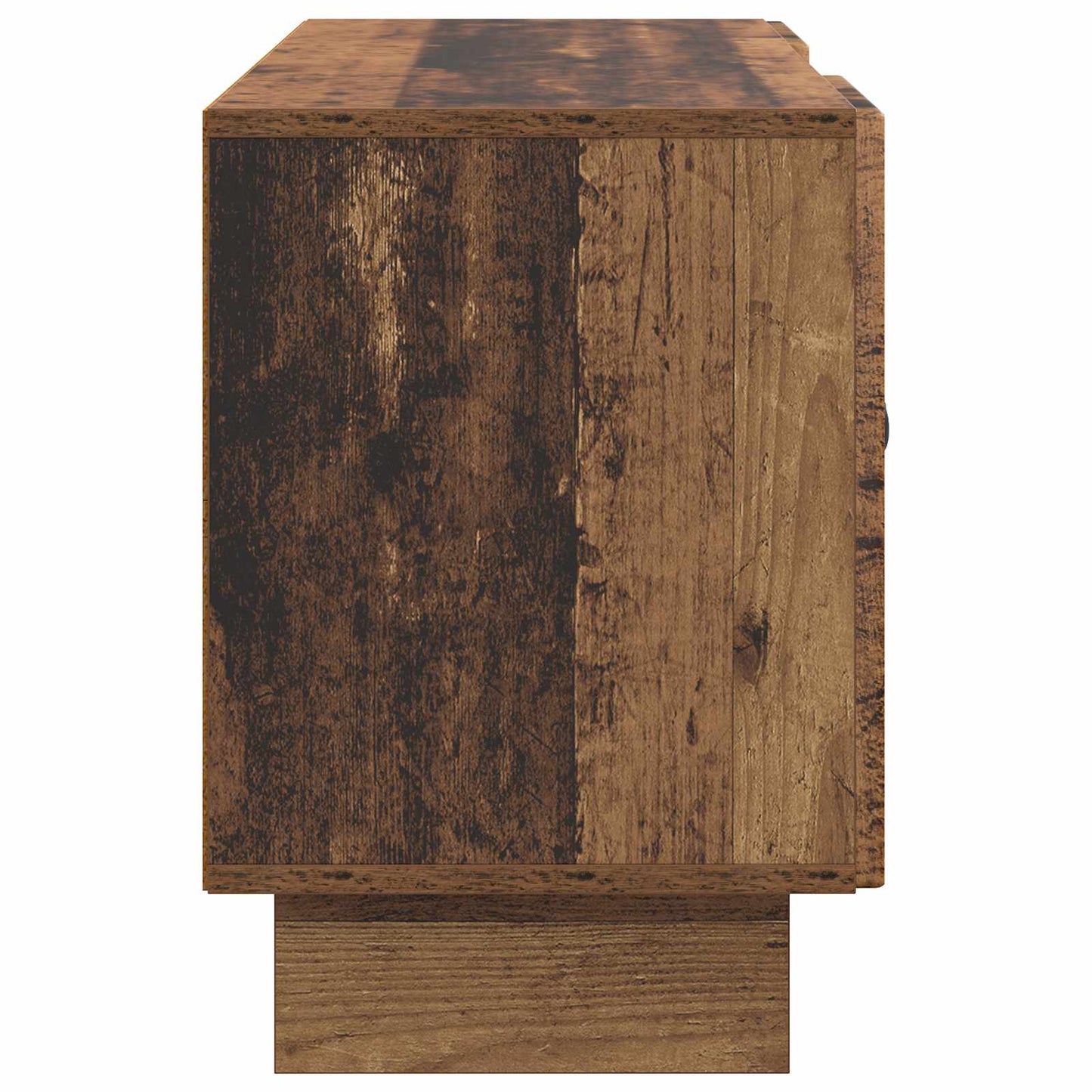 TV-kast Oudhout 102 x 34,5 x 50 cm Bewerkt hout is nu te koop bij PeponiXL, paradijselijk wonen!