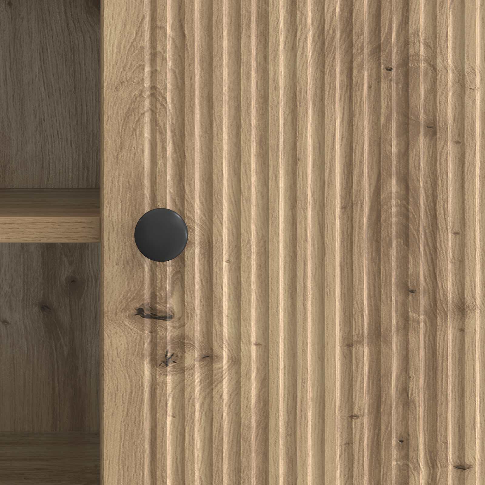 TV-kast Artisan Eiken 102 x 34,5 x 50 cm Bewerkt hout is nu te koop bij PeponiXL, paradijselijk wonen!