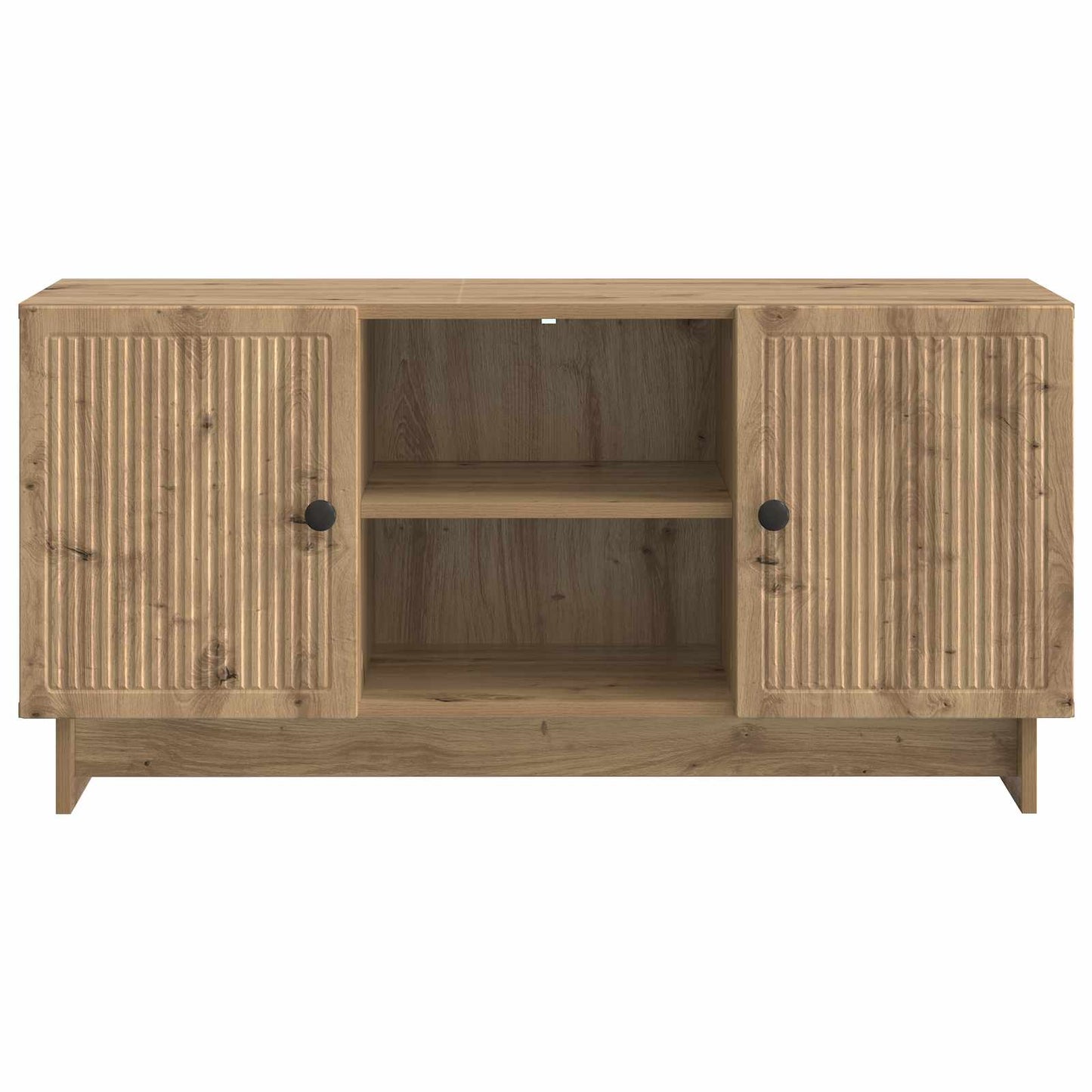 TV-kast Artisan Eiken 102 x 34,5 x 50 cm Bewerkt hout is nu te koop bij PeponiXL, paradijselijk wonen!