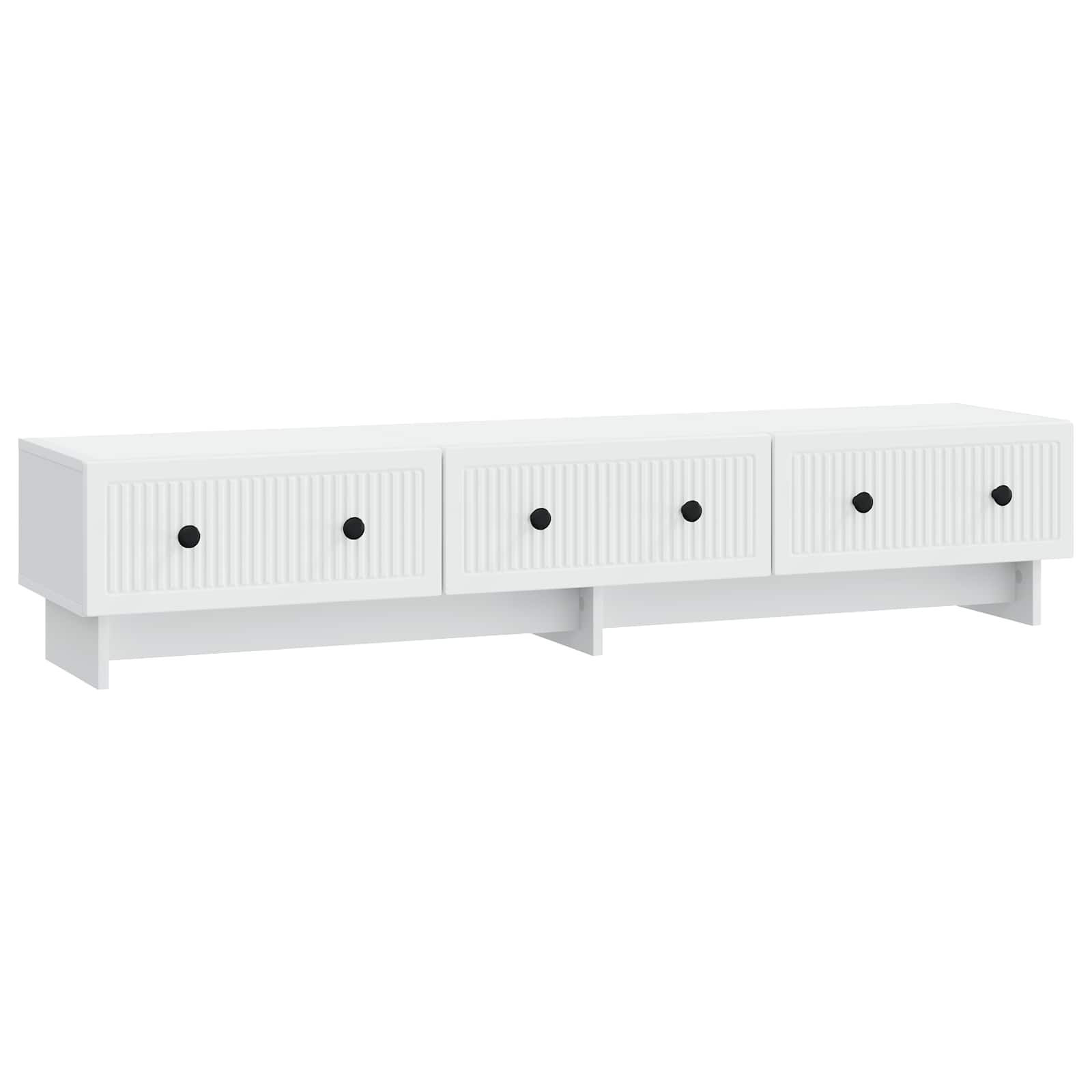 TV-kast met lade Wit 147 x 34,5 x 30 cm Bewerkt hout is nu te koop bij PeponiXL, paradijselijk wonen!