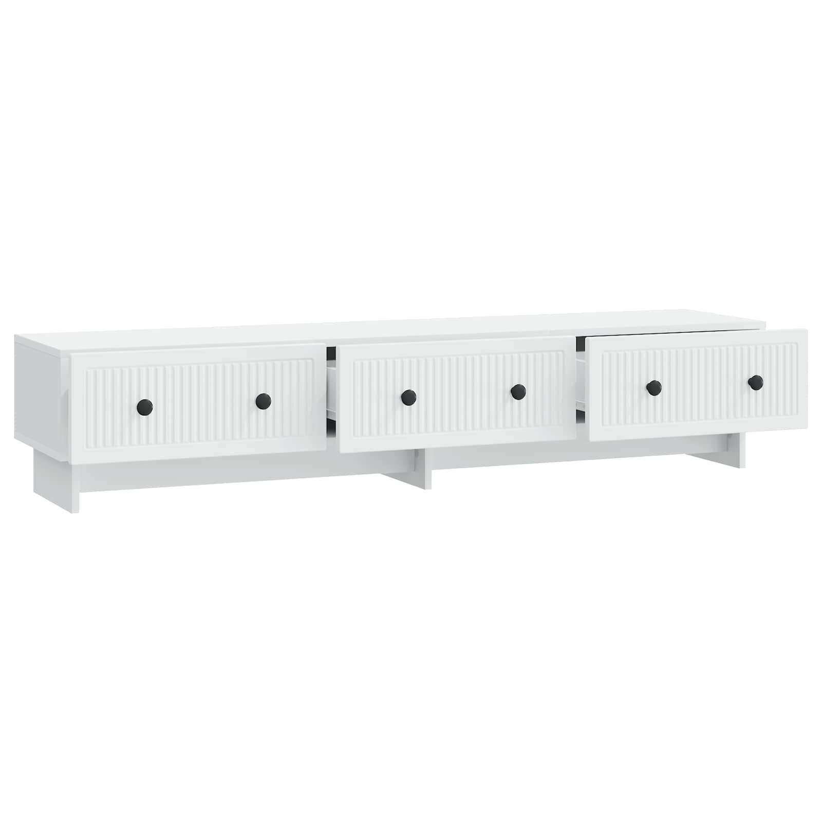 TV-kast met lade Wit 147 x 34,5 x 30 cm Bewerkt hout is nu te koop bij PeponiXL, paradijselijk wonen!