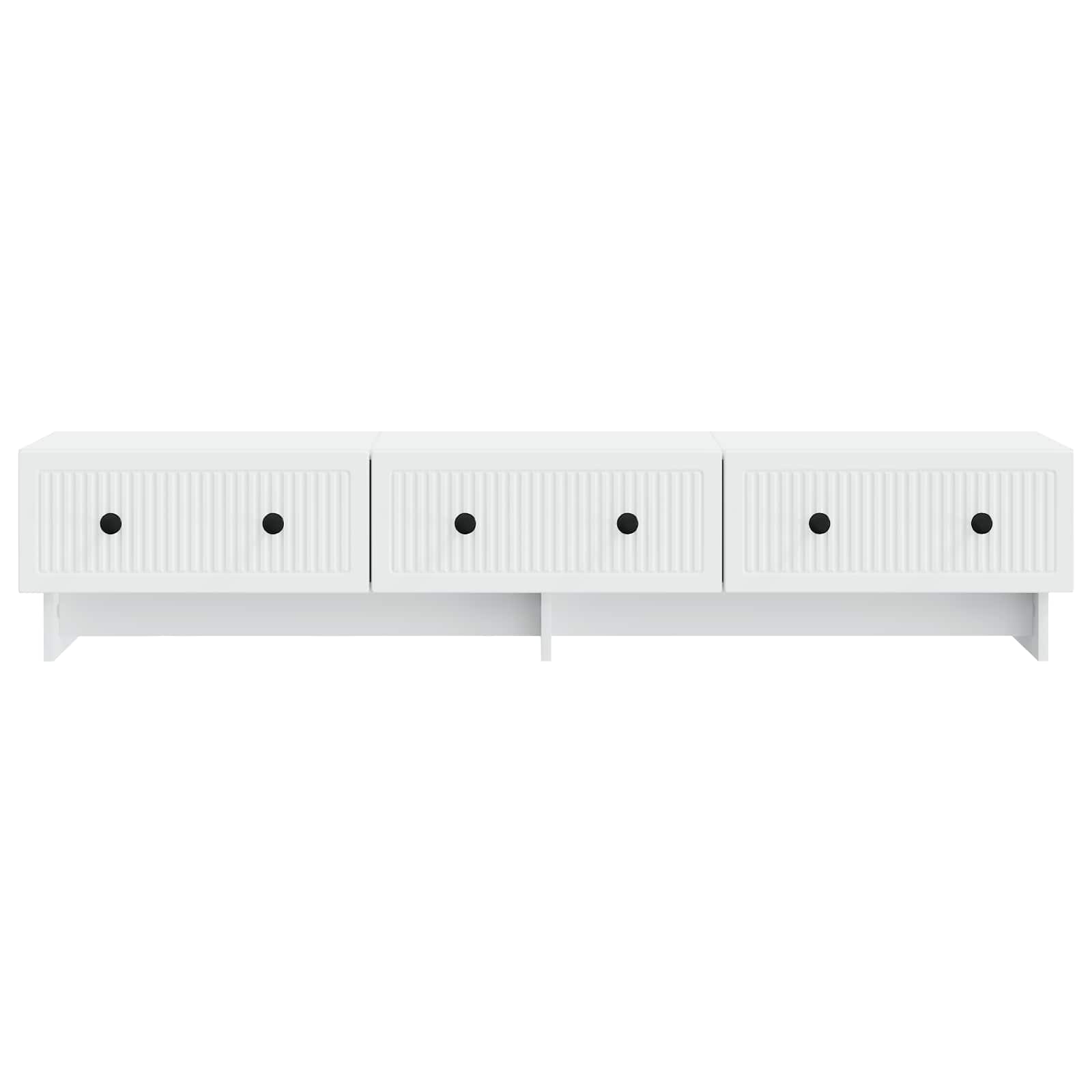 TV-kast met lade Wit 147 x 34,5 x 30 cm Bewerkt hout is nu te koop bij PeponiXL, paradijselijk wonen!