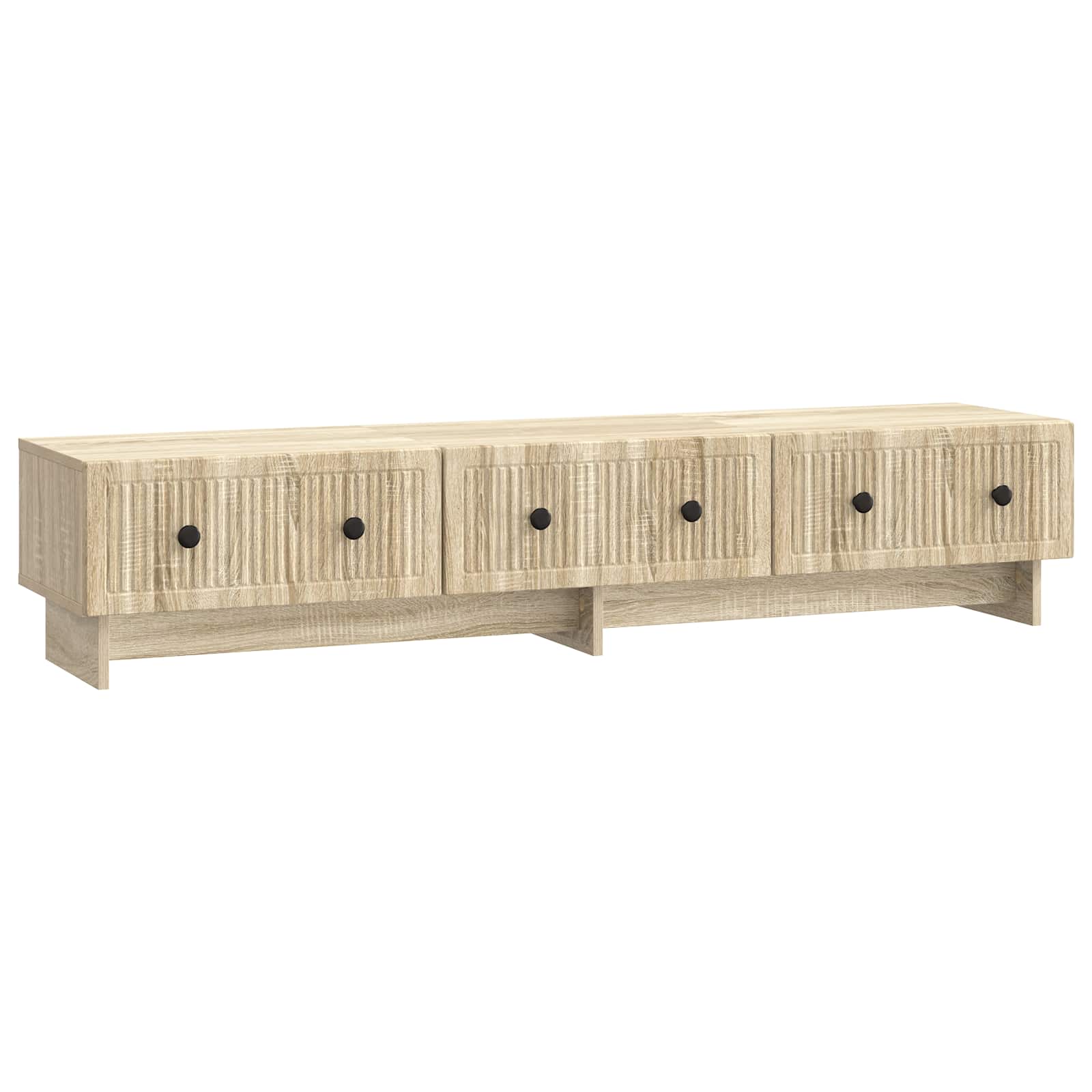 TV-kast met lade Sonoma Eiken 147 x 34,5 x 30 cm Bewerkt hout is nu te koop bij PeponiXL, paradijselijk wonen!