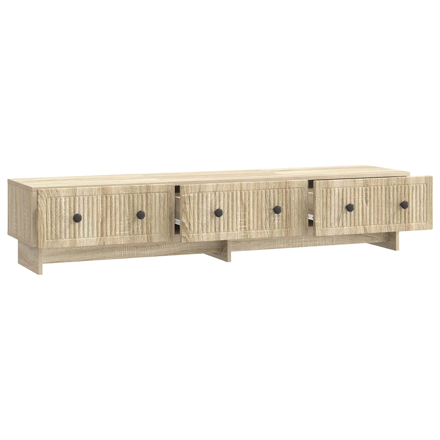 TV-kast met lade Sonoma Eiken 147 x 34,5 x 30 cm Bewerkt hout is nu te koop bij PeponiXL, paradijselijk wonen!