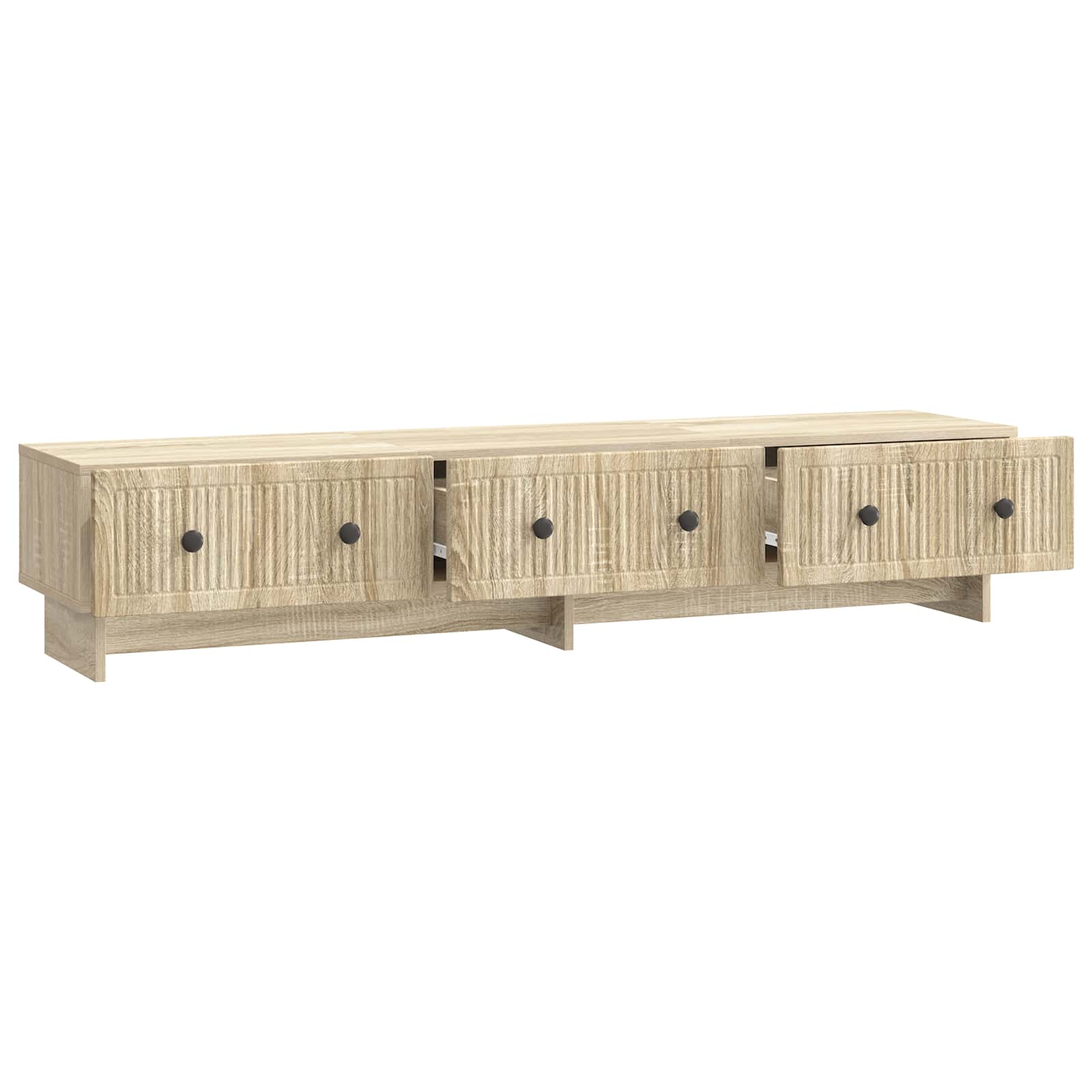 TV-kast met lade Sonoma Eiken 147 x 34,5 x 30 cm Bewerkt hout is nu te koop bij PeponiXL, paradijselijk wonen!