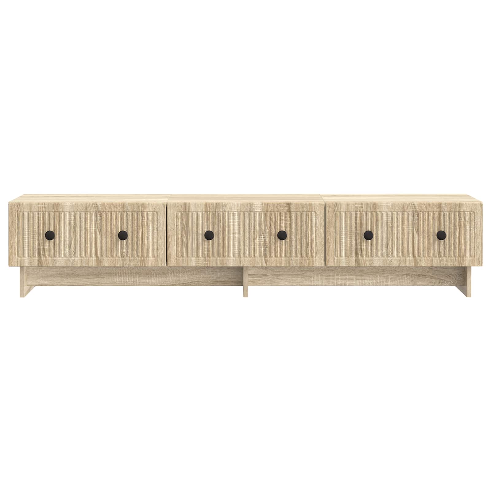 TV-kast met lade Sonoma Eiken 147 x 34,5 x 30 cm Bewerkt hout is nu te koop bij PeponiXL, paradijselijk wonen!