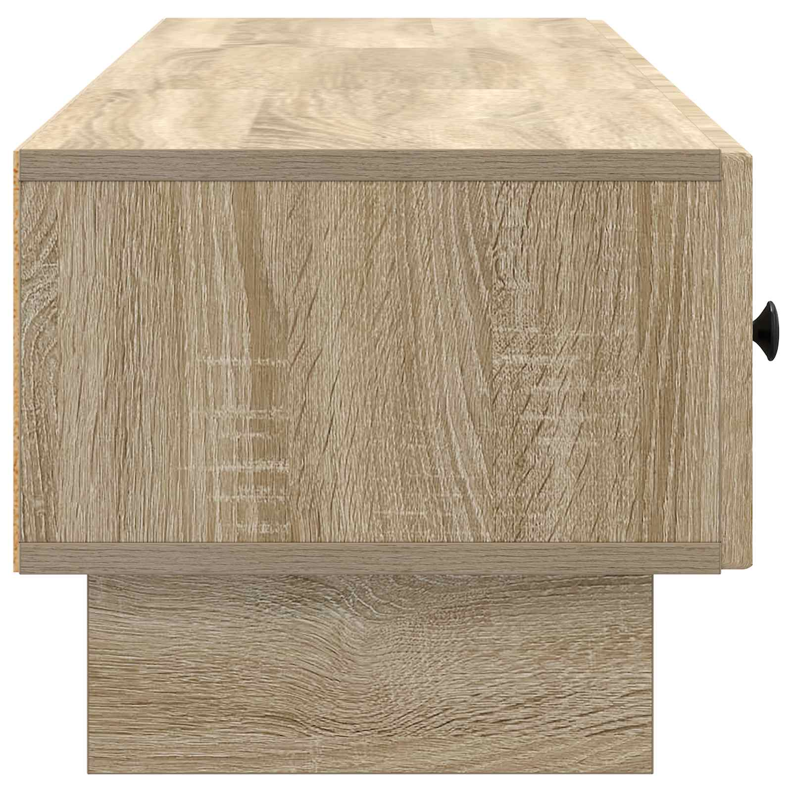 TV-kast met lade Sonoma Eiken 147 x 34,5 x 30 cm Bewerkt hout is nu te koop bij PeponiXL, paradijselijk wonen!