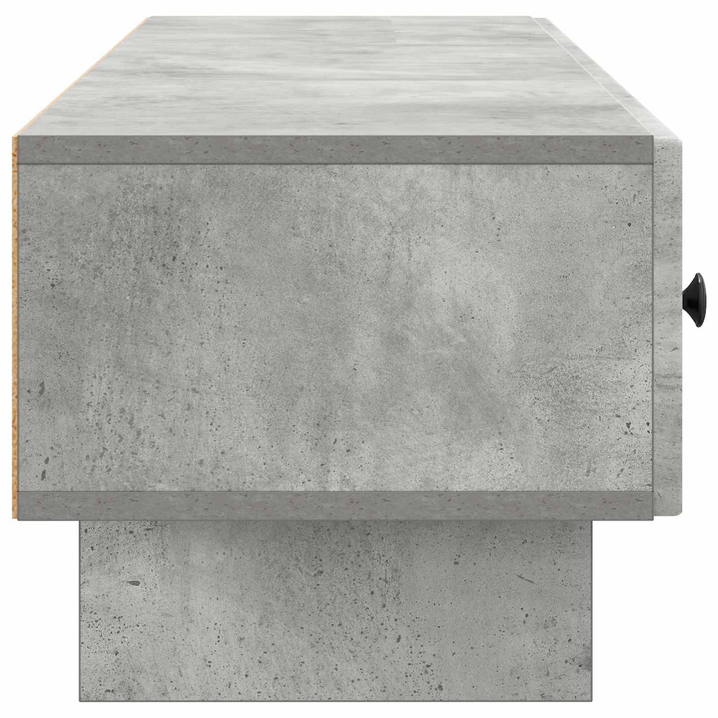 TV-kast met lade Betongrijs 147 x 34,5 x 30 cm Bewerkt hout is nu te koop bij PeponiXL, paradijselijk wonen!