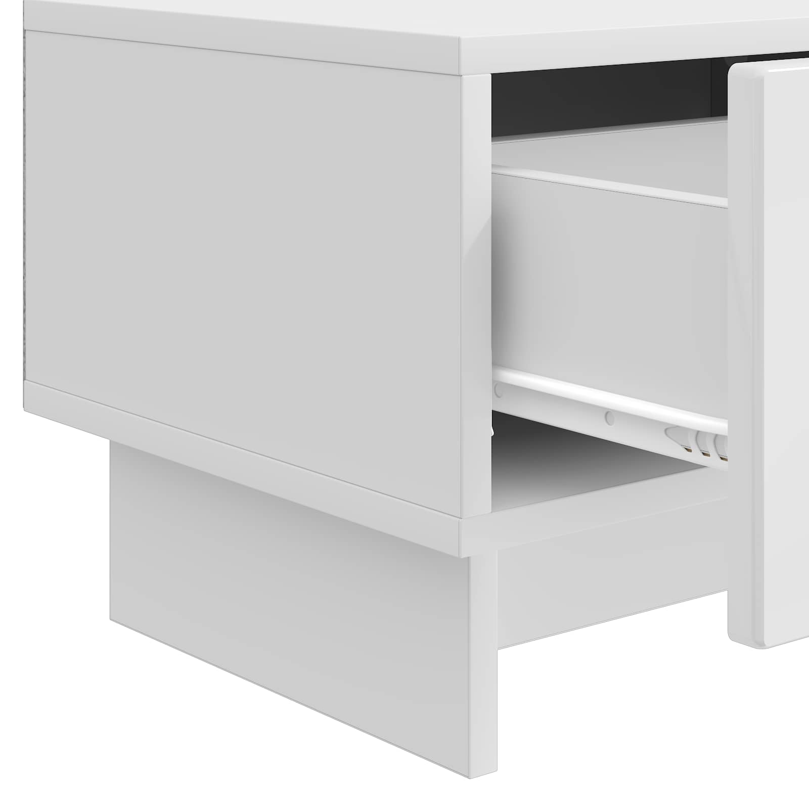 TV-kast met lade Hoogglans Wit 147 x 34,5 x 30 cm Bewerkt hout is nu te koop bij PeponiXL, paradijselijk wonen!