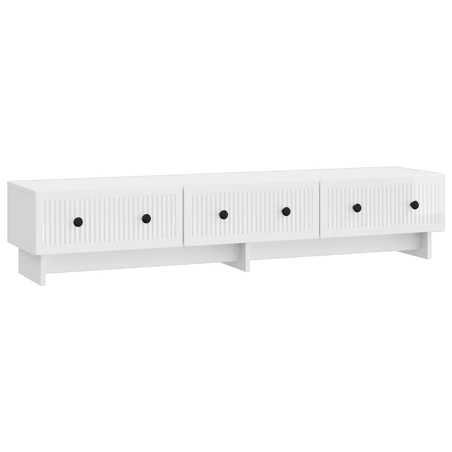 TV-kast met lade Hoogglans Wit 147 x 34,5 x 30 cm Bewerkt hout is nu te koop bij PeponiXL, paradijselijk wonen!