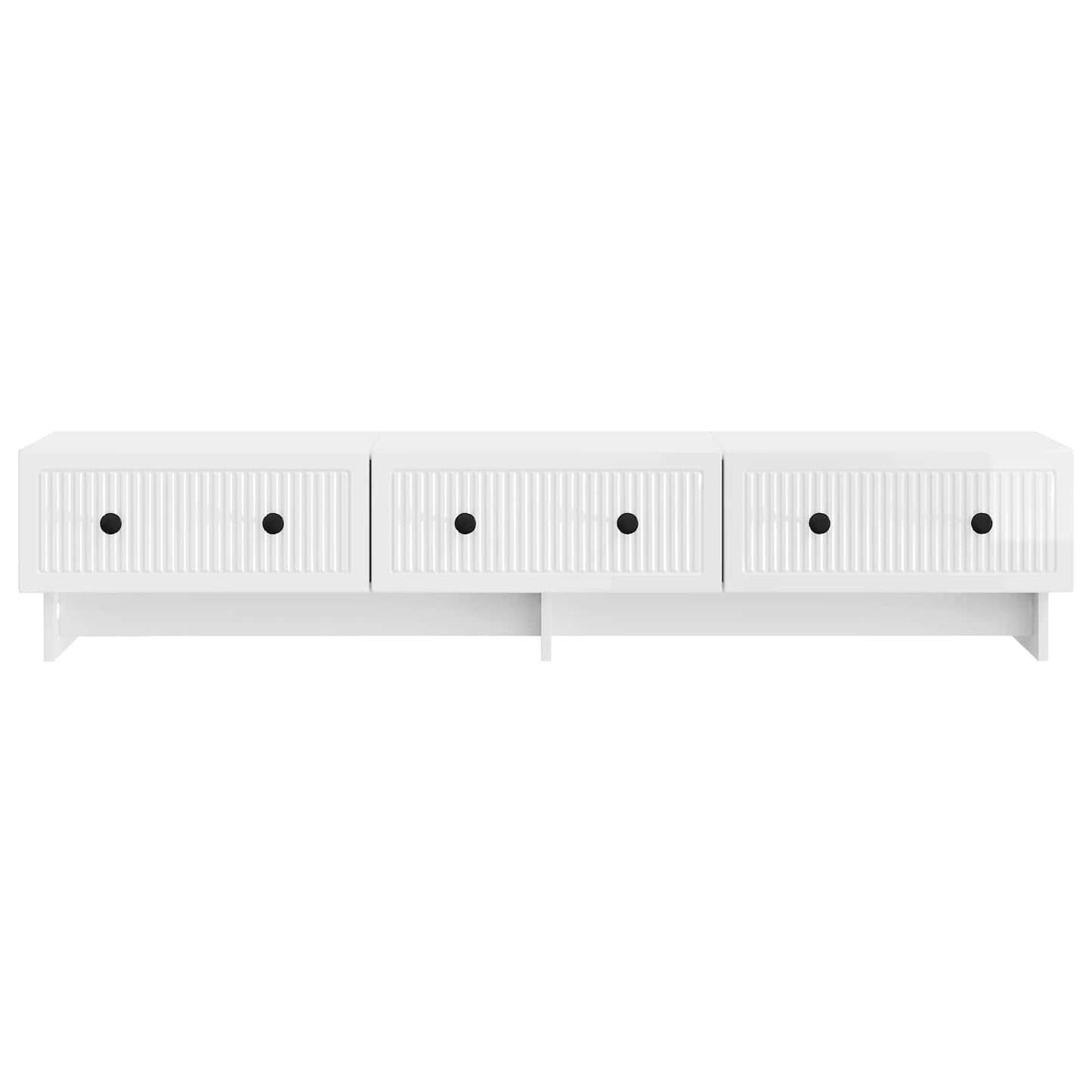 TV-kast met lade Hoogglans Wit 147 x 34,5 x 30 cm Bewerkt hout is nu te koop bij PeponiXL, paradijselijk wonen!