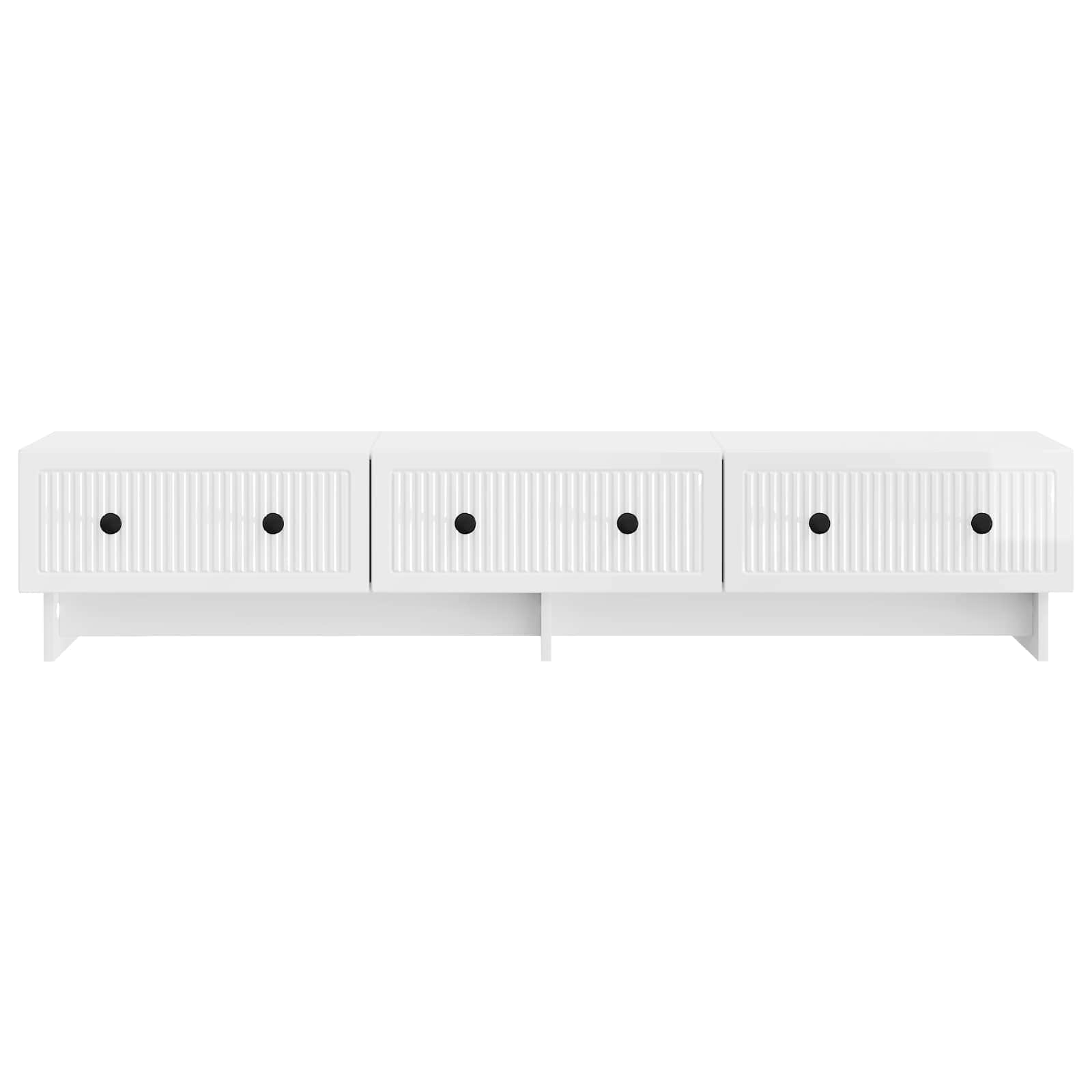 TV-kast met lade Hoogglans Wit 147 x 34,5 x 30 cm Bewerkt hout is nu te koop bij PeponiXL, paradijselijk wonen!