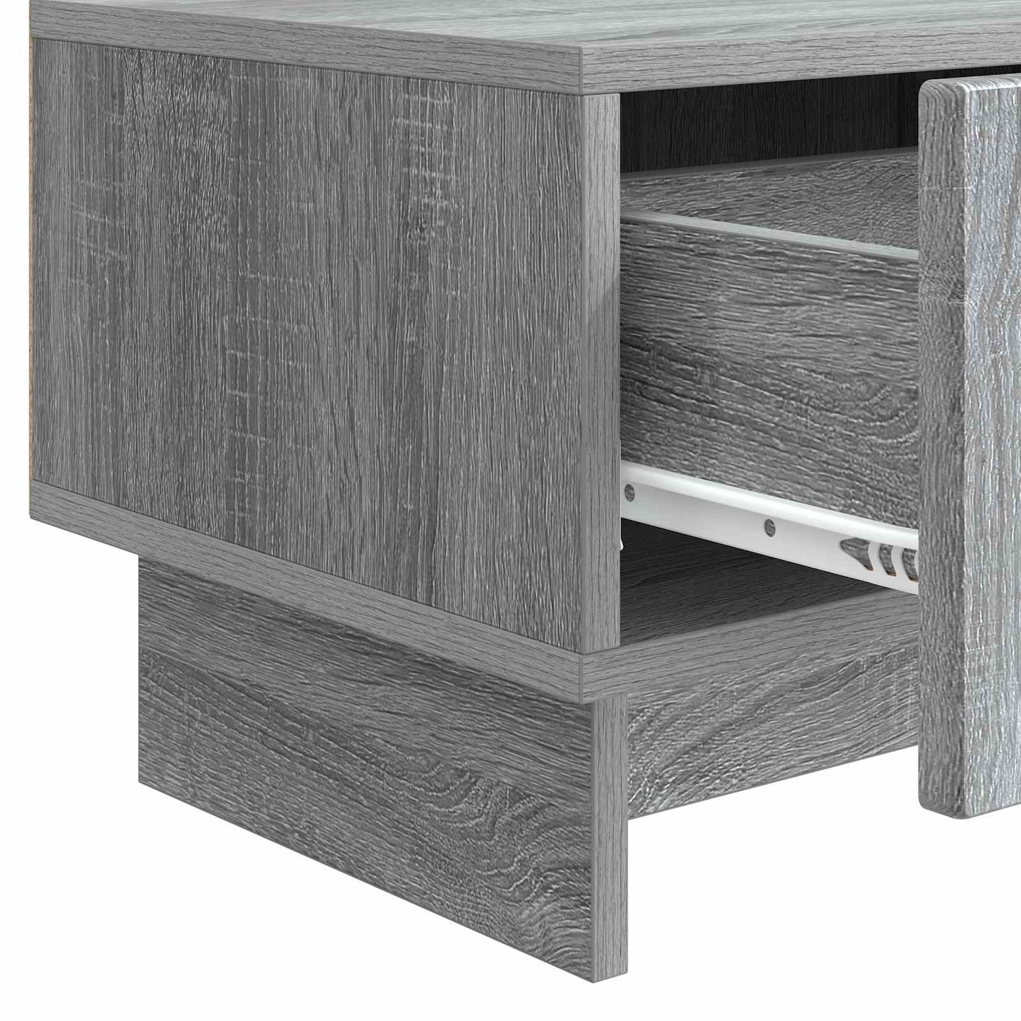 TV-kast met lade Grijs sonoma 147 x 34,5 x 30 cm Bewerkt hout is nu te koop bij PeponiXL, paradijselijk wonen!