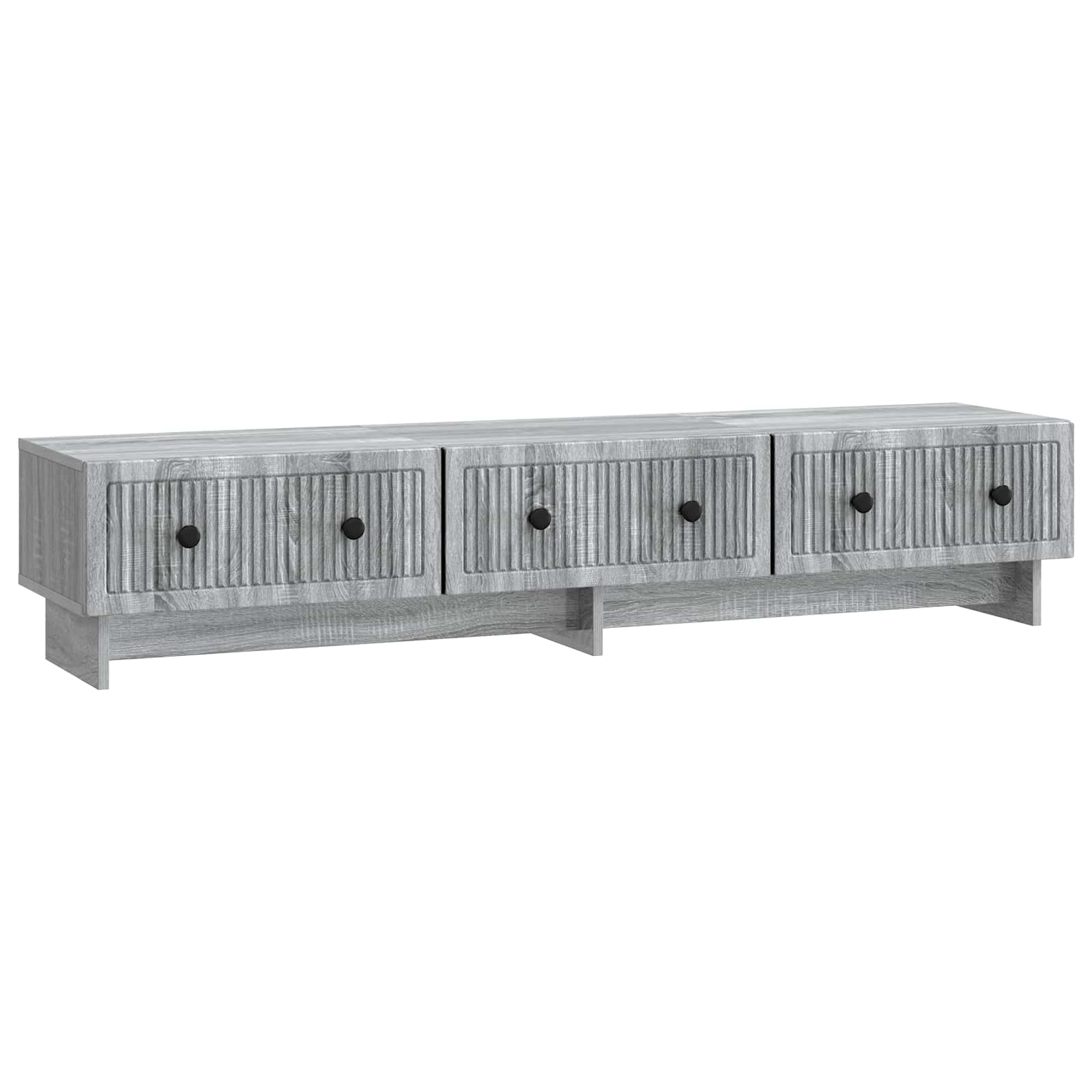 TV-kast met lade Grijs sonoma 147 x 34,5 x 30 cm Bewerkt hout is nu te koop bij PeponiXL, paradijselijk wonen!