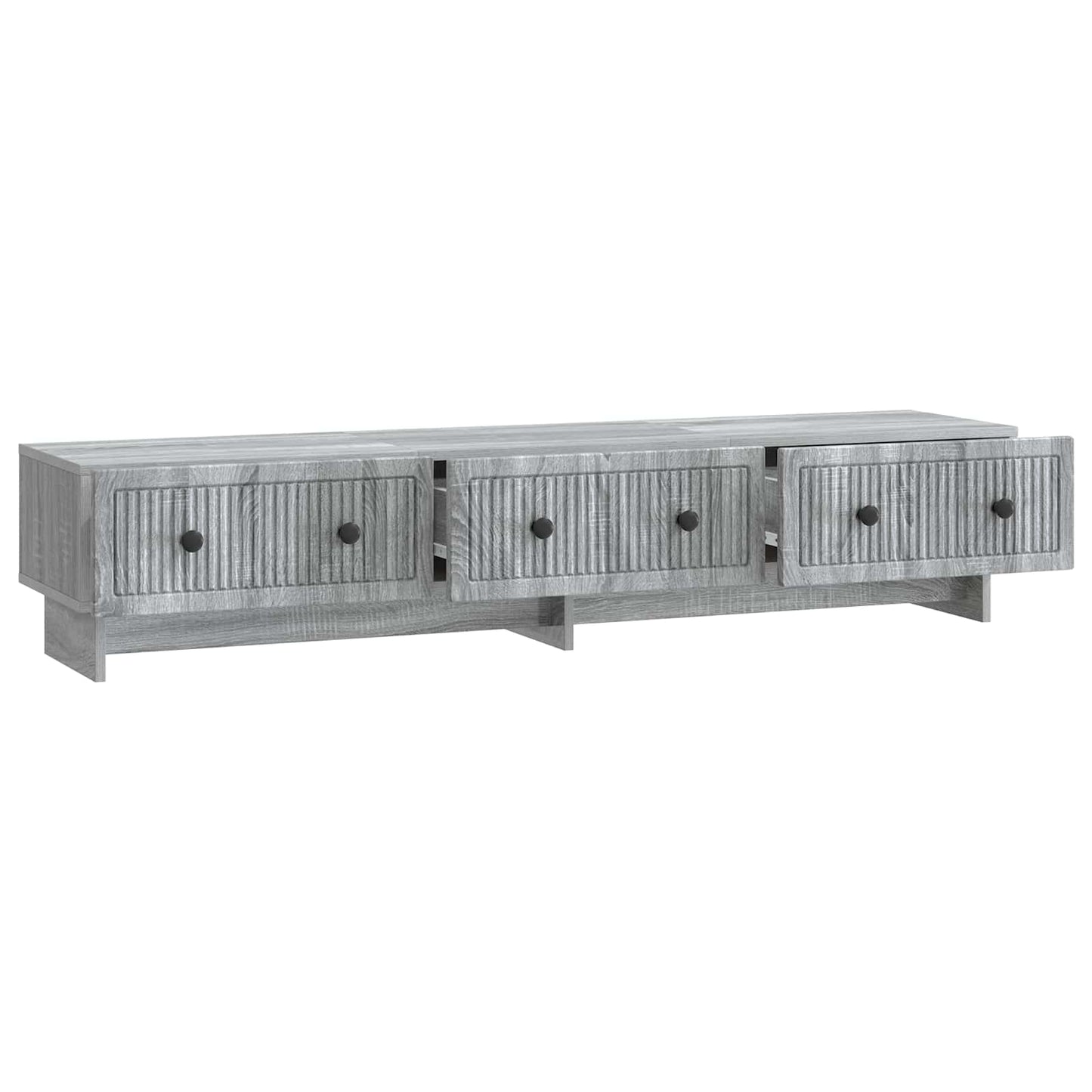 TV-kast met lade Grijs sonoma 147 x 34,5 x 30 cm Bewerkt hout is nu te koop bij PeponiXL, paradijselijk wonen!