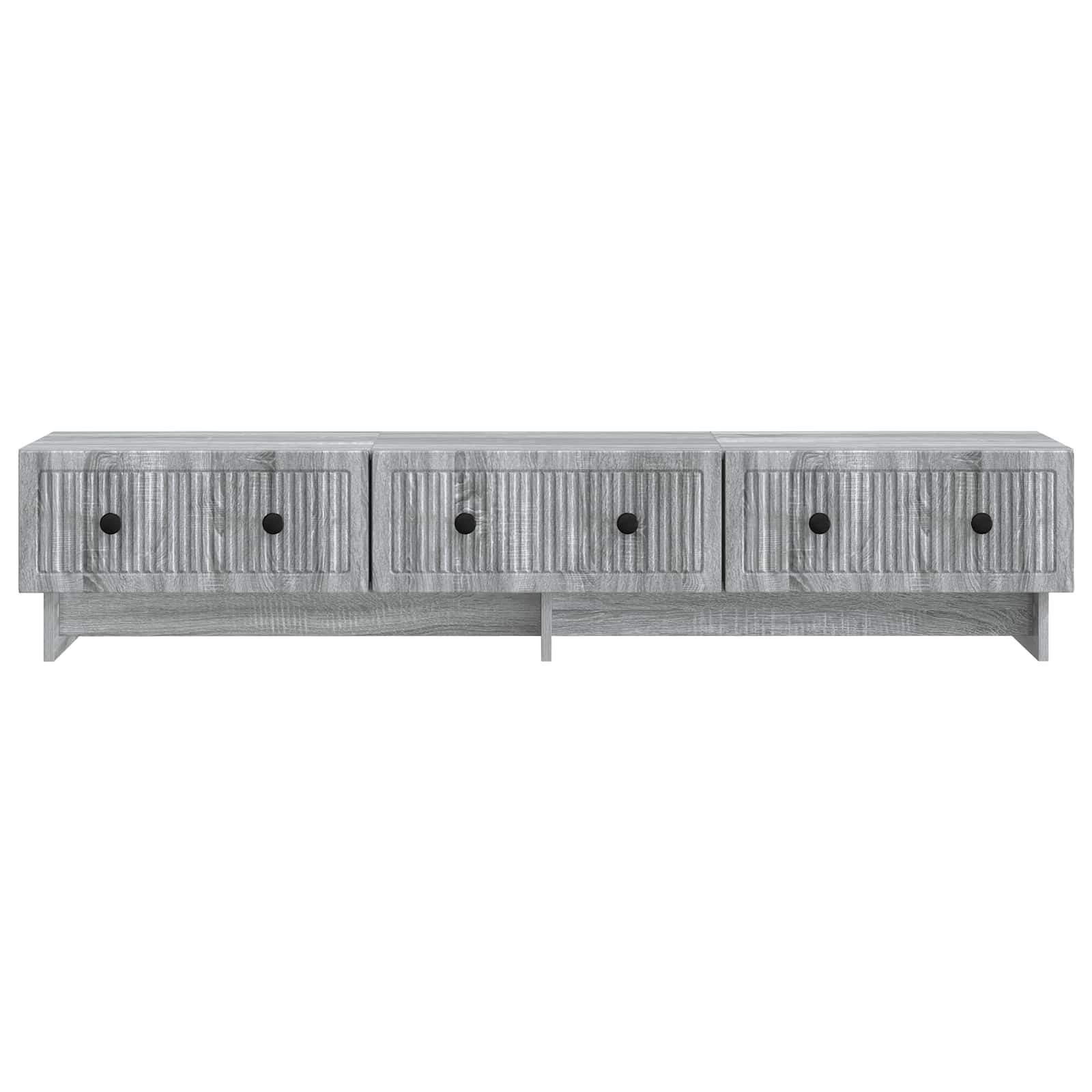 TV-kast met lade Grijs sonoma 147 x 34,5 x 30 cm Bewerkt hout is nu te koop bij PeponiXL, paradijselijk wonen!