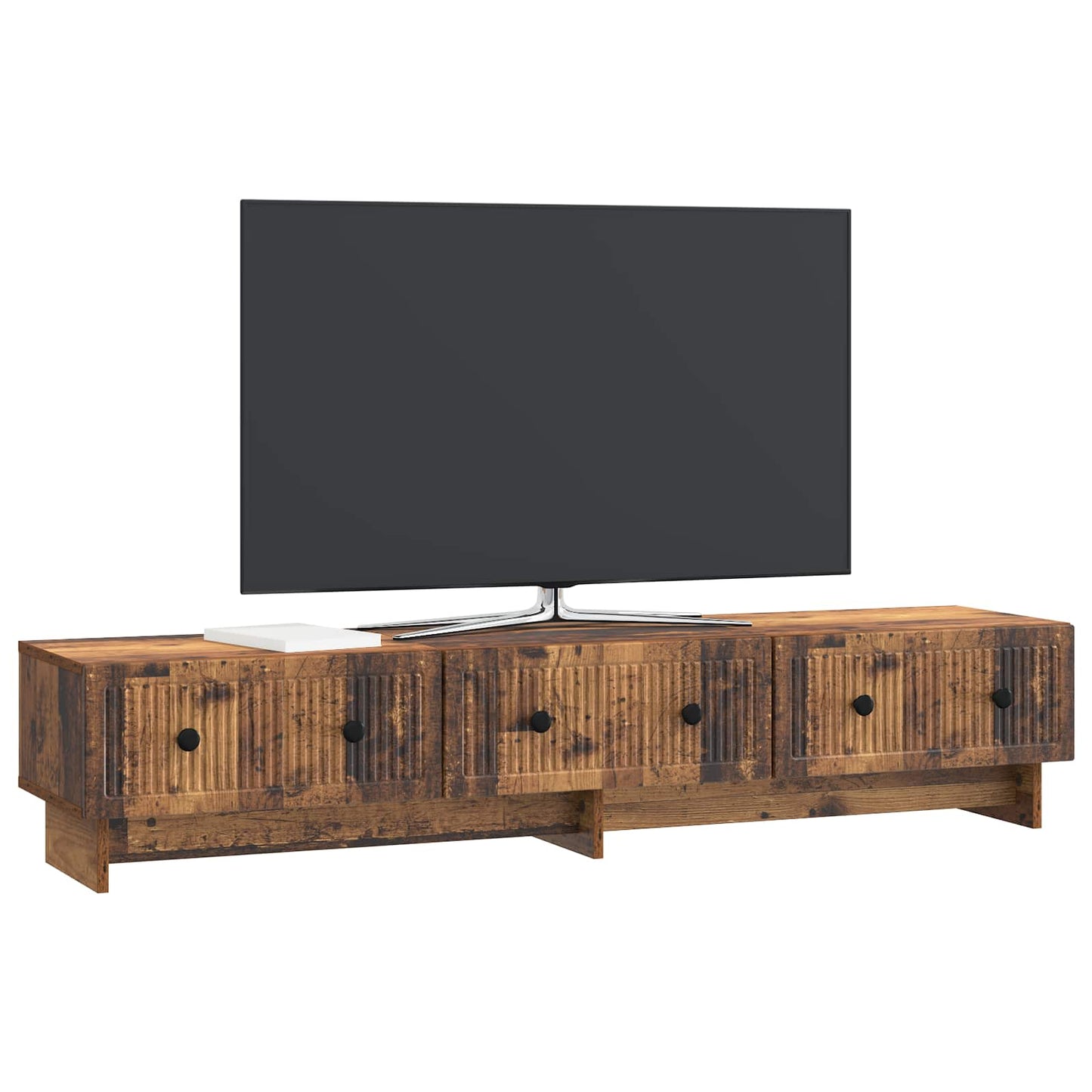 TV-kast met lade Oud hout 147 x 34,5 x 30 cm Bewerkt hout is nu te koop bij PeponiXL, paradijselijk wonen!