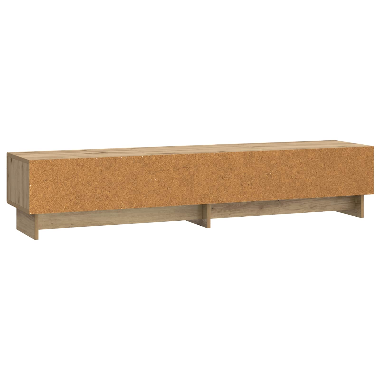 TV-kast Artisanaal eiken 147 x 34,5 x 30 cm Bewerkt hout is nu te koop bij PeponiXL, paradijselijk wonen!
