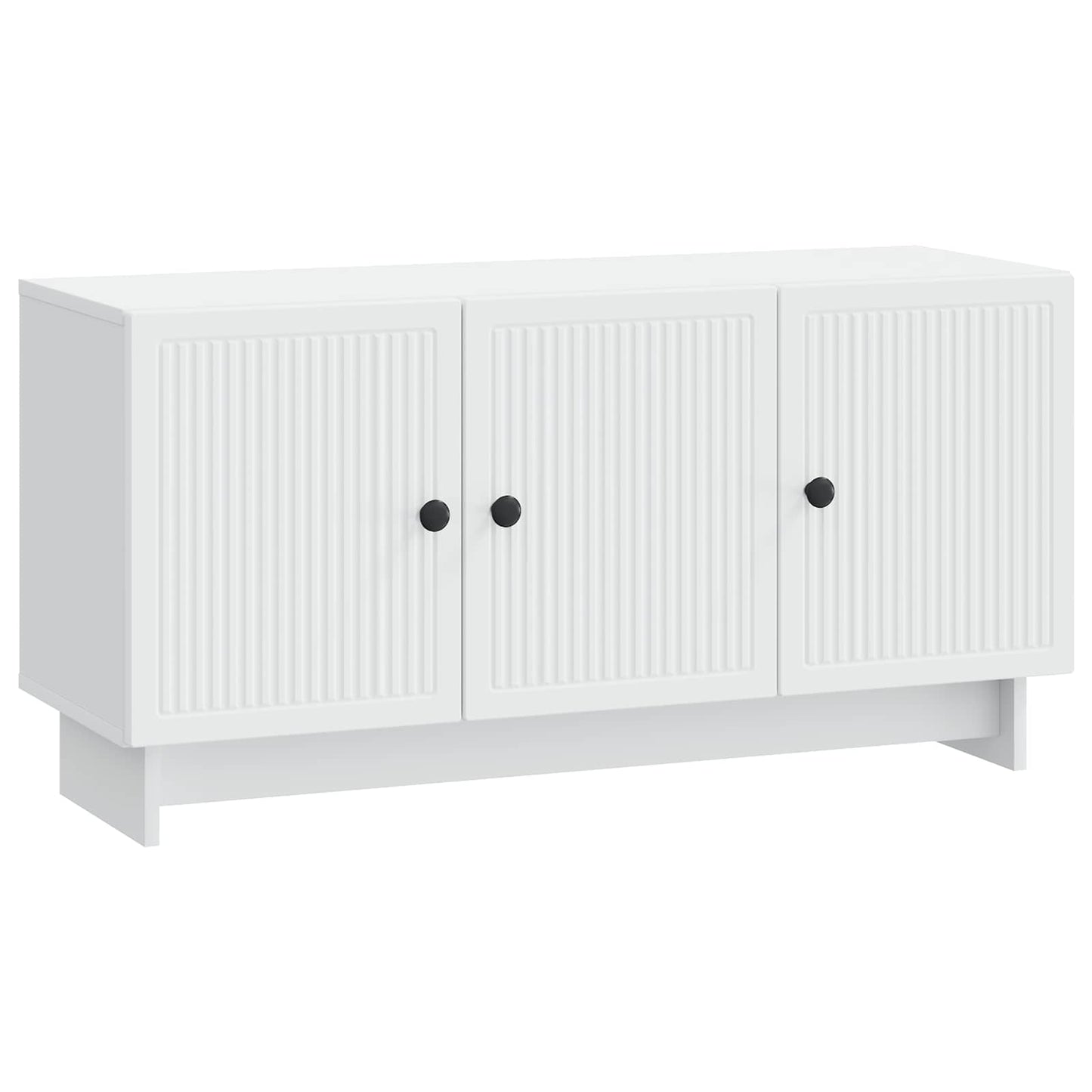 TV-kast Wit 99 x 34,5 x 50 cm Bewerkt hout is nu te koop bij PeponiXL, paradijselijk wonen!