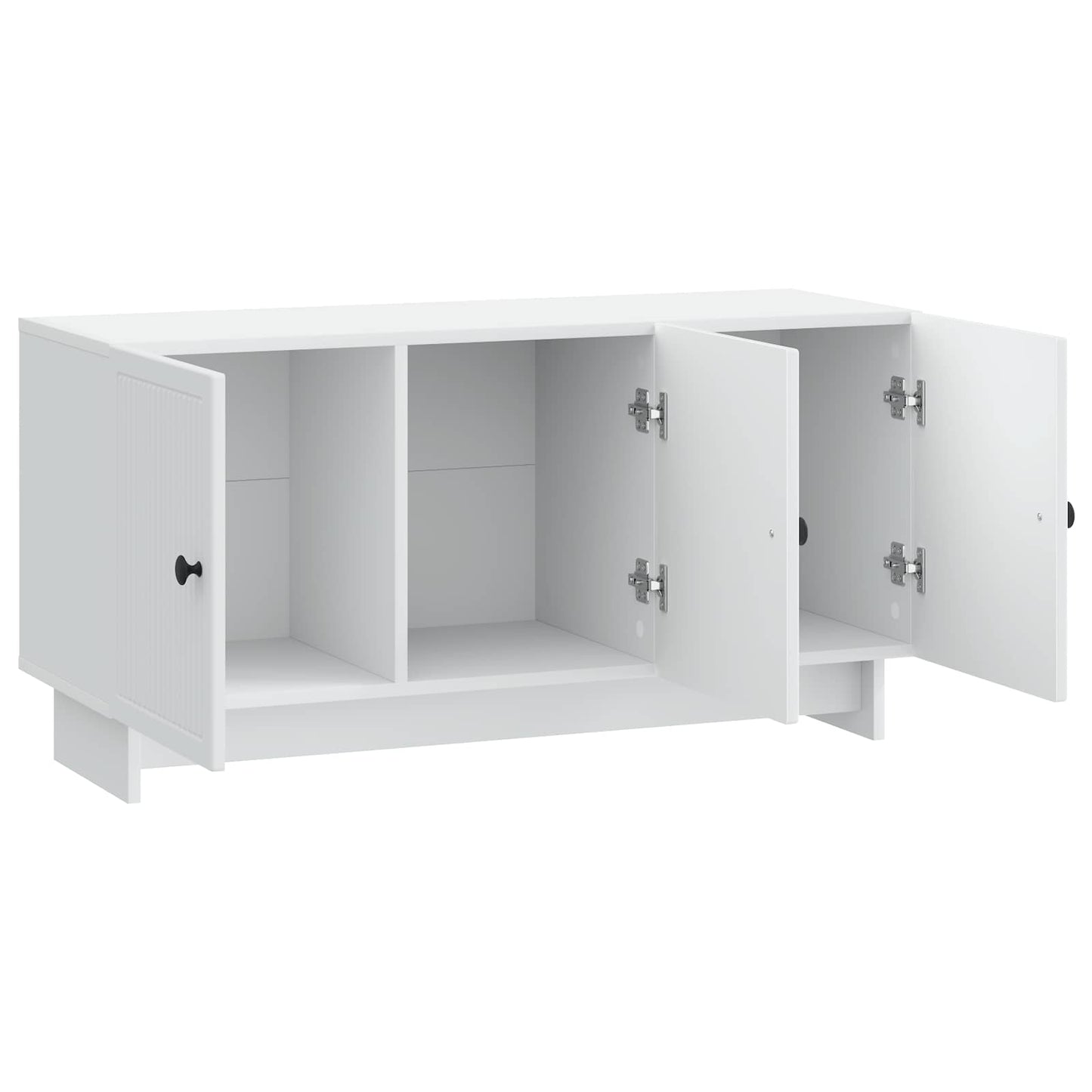 TV-kast Wit 99 x 34,5 x 50 cm Bewerkt hout is nu te koop bij PeponiXL, paradijselijk wonen!