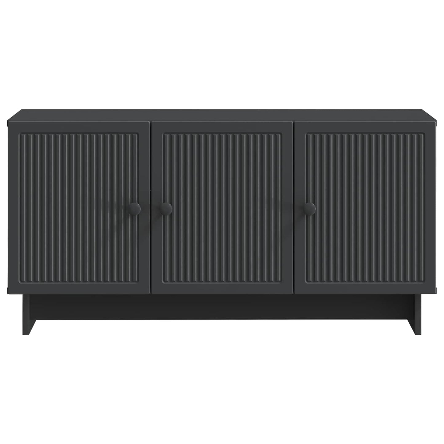 TV-kast Zwart 99 x 34,5 x 50 cm Bewerkt hout is nu te koop bij PeponiXL, paradijselijk wonen!