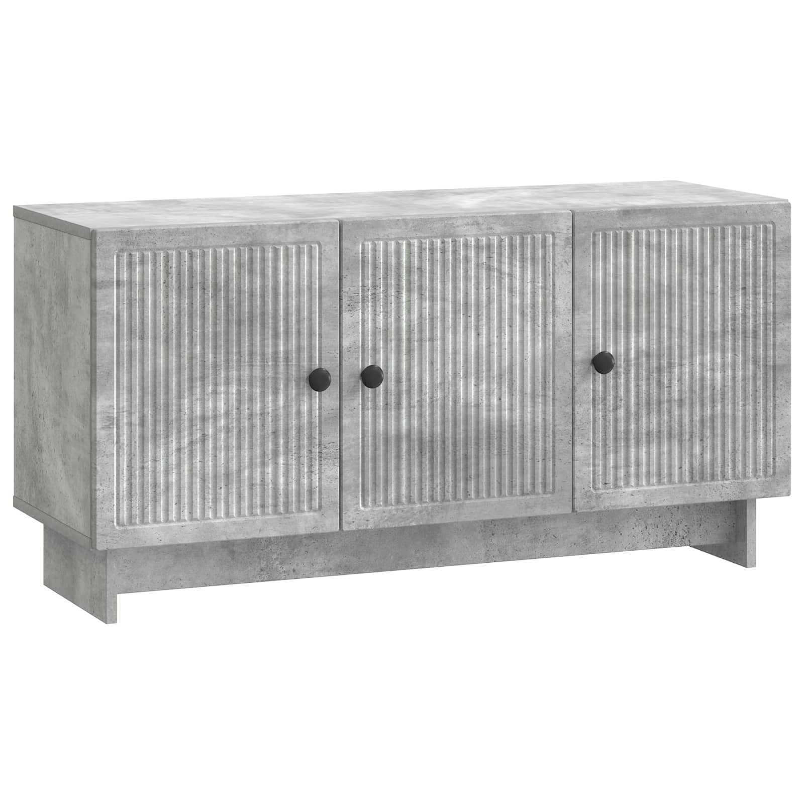 TV-kast Betongrijs 99 x 34,5 x 50 cm Bewerkt hout is nu te koop bij PeponiXL, paradijselijk wonen!