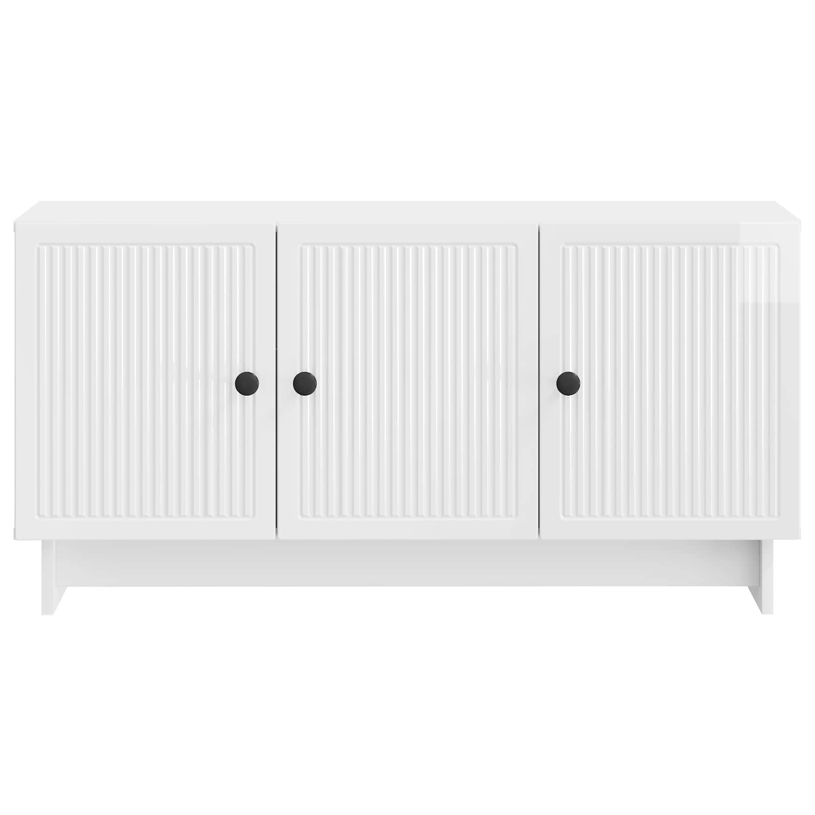 TV-kast Hoogglans Wit 99 x 34,5 x 50 cm Bewerkt hout is nu te koop bij PeponiXL, paradijselijk wonen!
