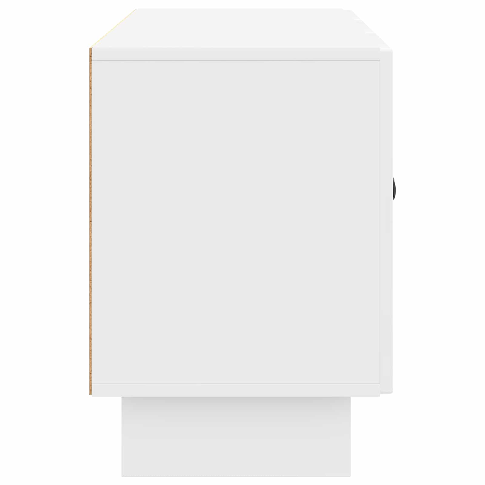 TV-kast Hoogglans Wit 99 x 34,5 x 50 cm Bewerkt hout is nu te koop bij PeponiXL, paradijselijk wonen!