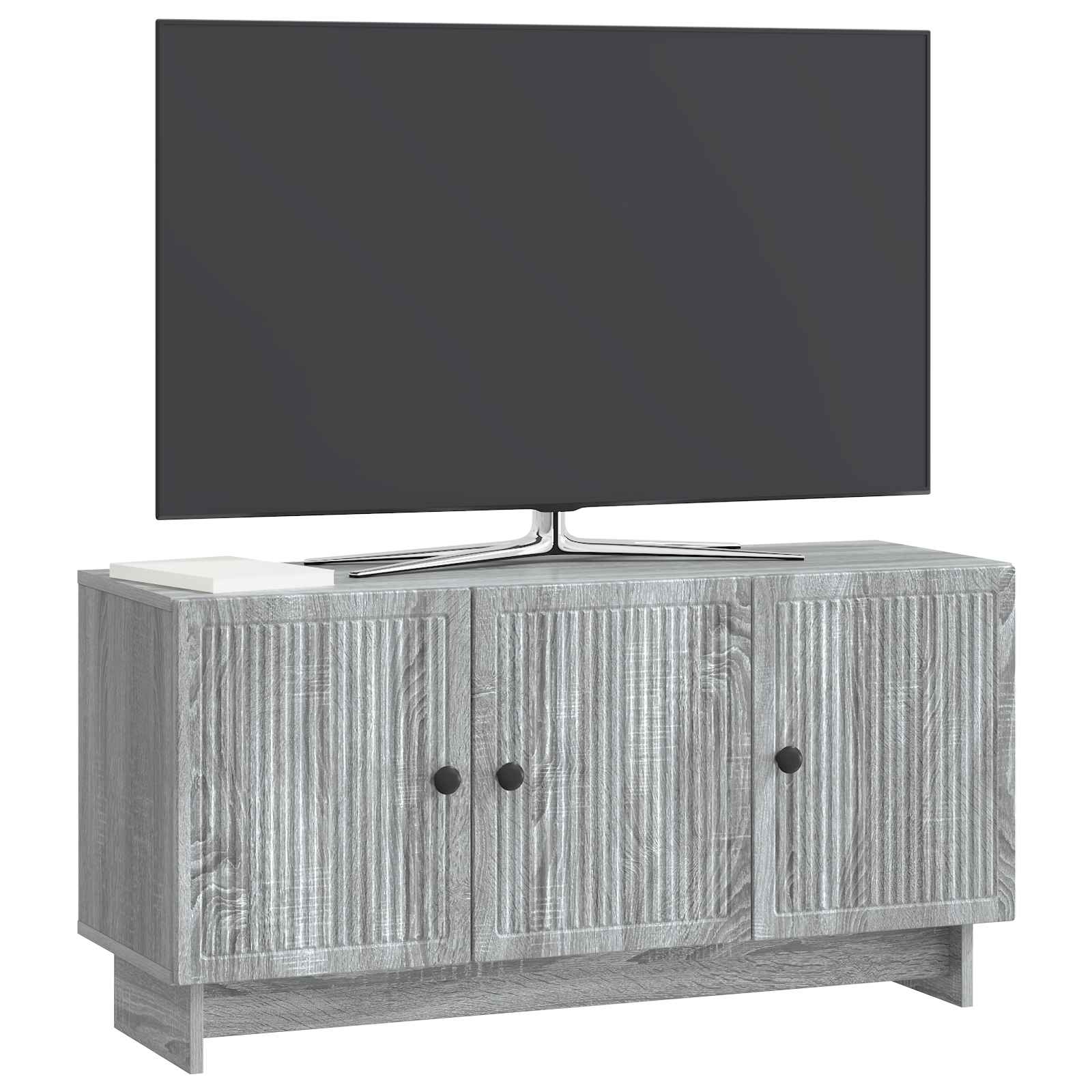 TV-kast Grijs sonoma 99 x 34,5 x 50 cm Bewerkt hout is nu te koop bij PeponiXL, paradijselijk wonen!