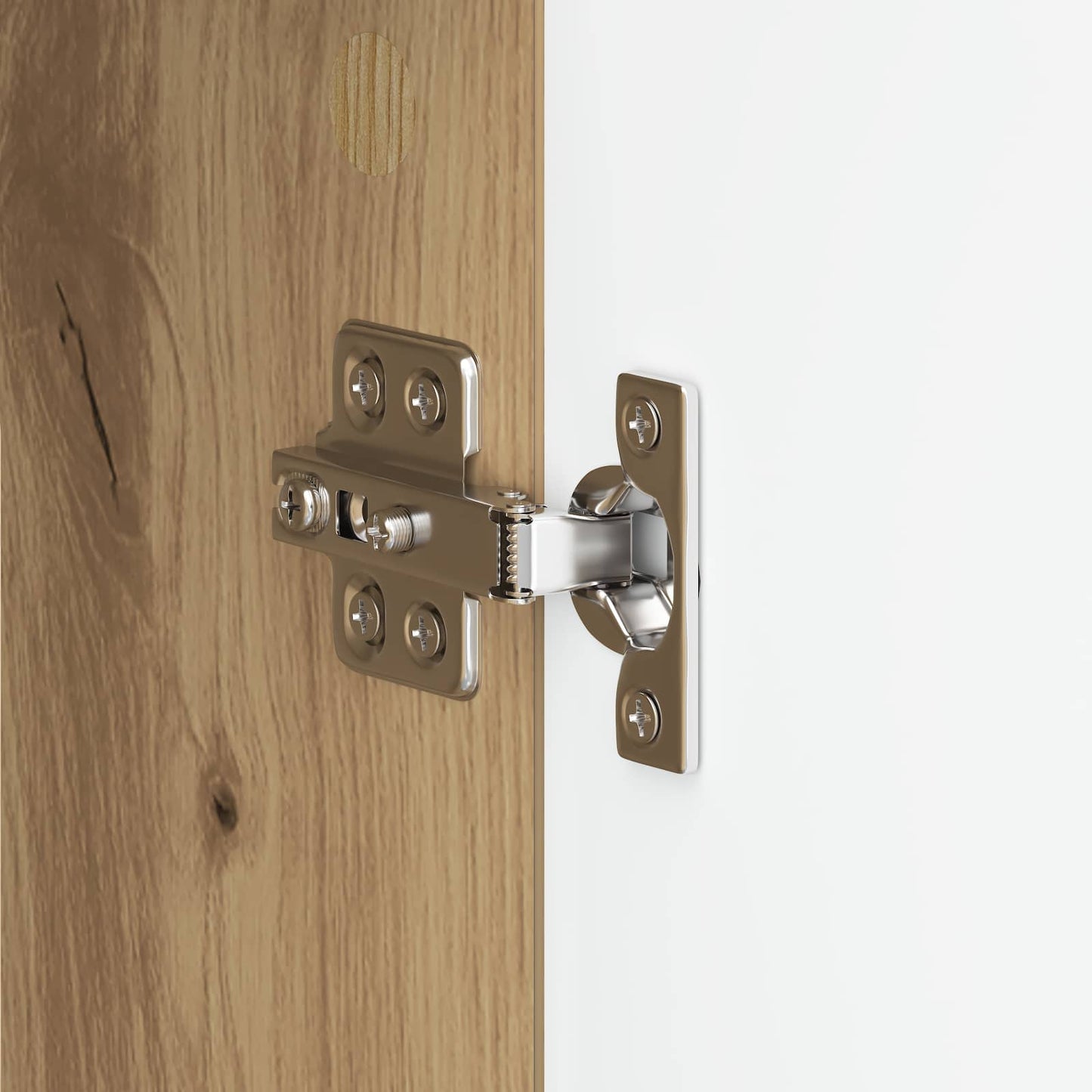 TV-kast Artisanaal eiken 99 x 34,5 x 50 cm Bewerkt hout is nu te koop bij PeponiXL, paradijselijk wonen!