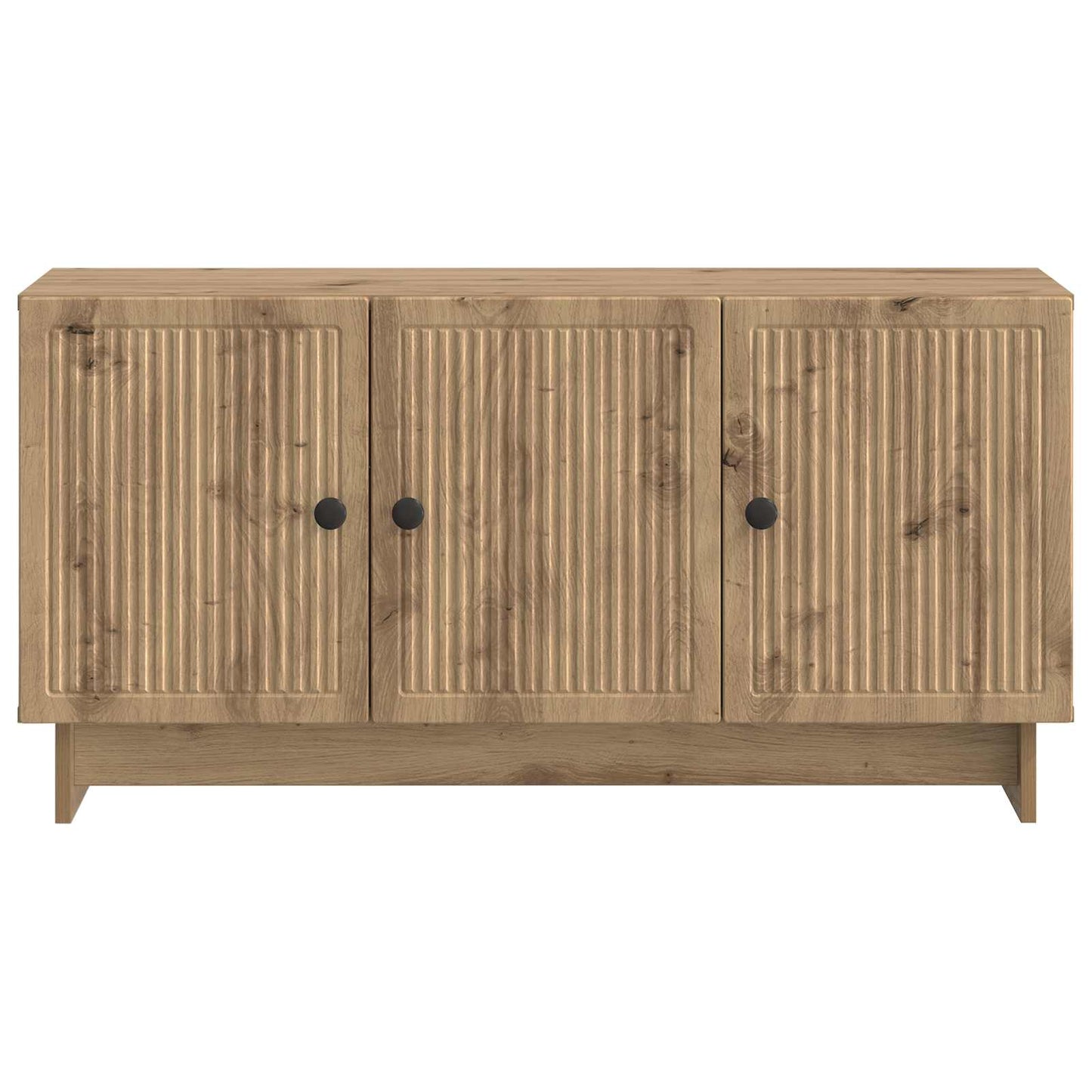 TV-kast Artisanaal eiken 99 x 34,5 x 50 cm Bewerkt hout is nu te koop bij PeponiXL, paradijselijk wonen!