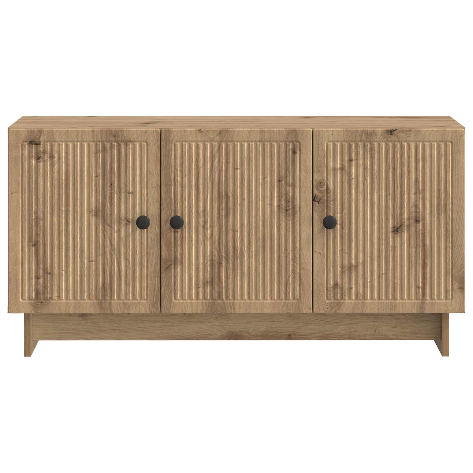 TV-kast Artisanaal eiken 99 x 34,5 x 50 cm Bewerkt hout is nu te koop bij PeponiXL, paradijselijk wonen!