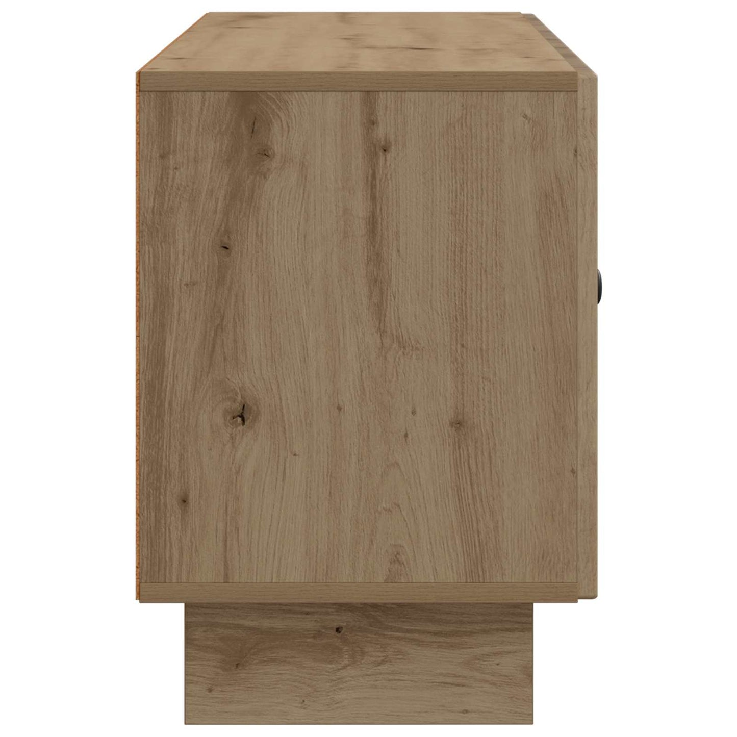TV-kast Artisanaal eiken 99 x 34,5 x 50 cm Bewerkt hout is nu te koop bij PeponiXL, paradijselijk wonen!