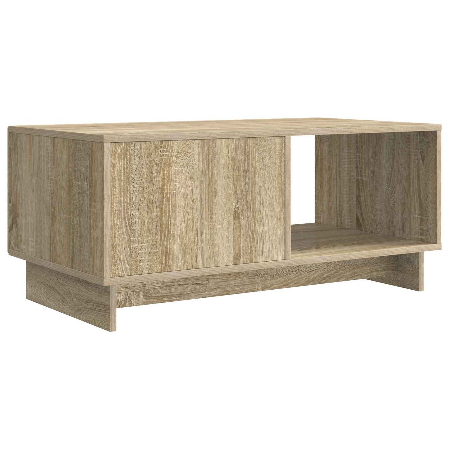 Salontafel Sonoma Eiken 90 x 50 x 40 cm Bewerkt hout is nu te koop bij PeponiXL, paradijselijk wonen!