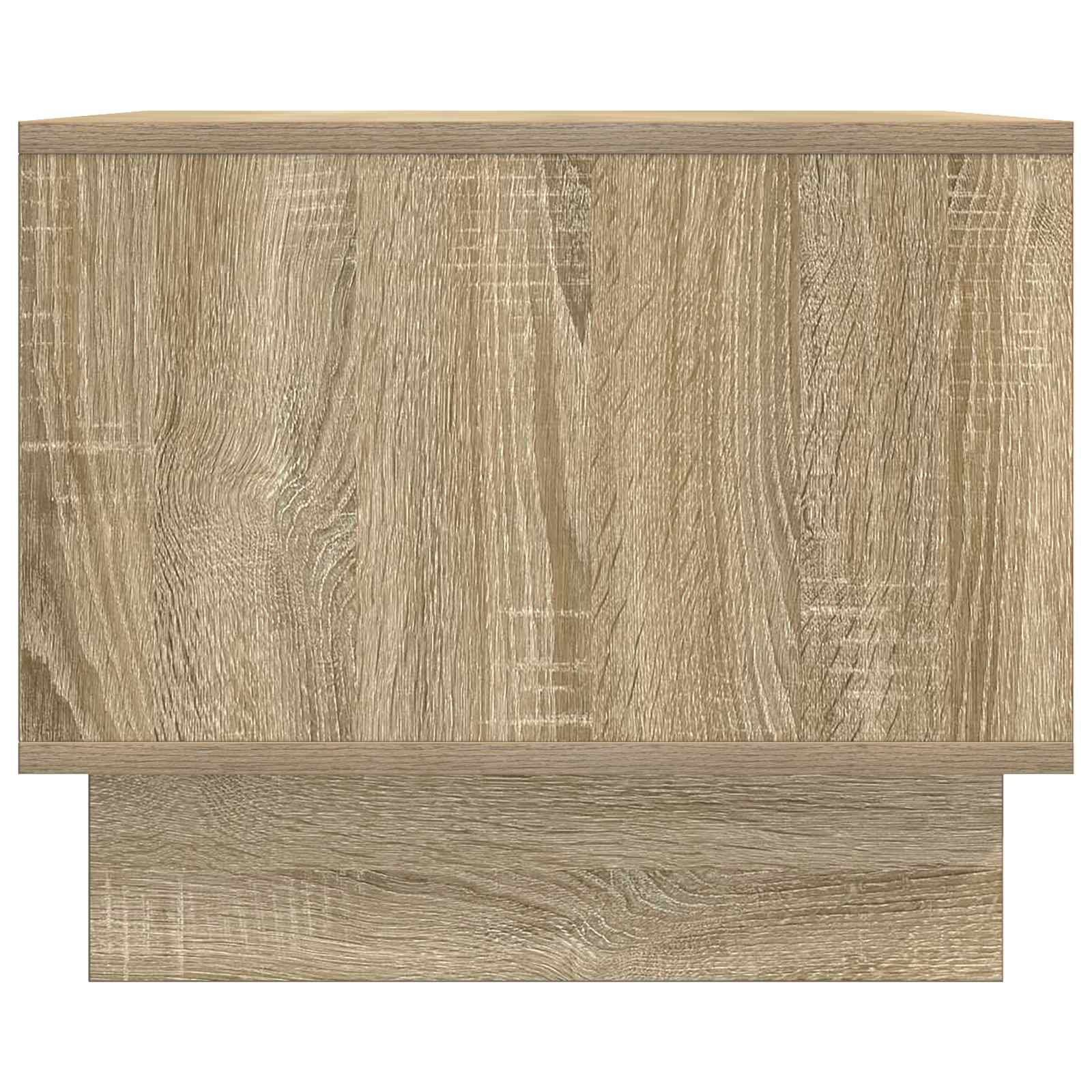 Salontafel Sonoma Eiken 90 x 50 x 40 cm Bewerkt hout is nu te koop bij PeponiXL, paradijselijk wonen!
