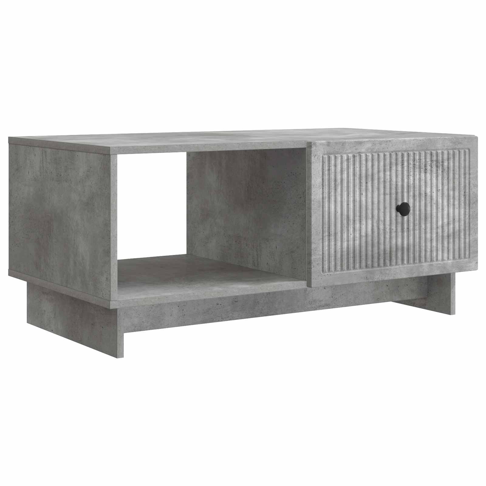 Salontafel Betongrijs 90 x 50 x 40 cm Bewerkt hout is nu te koop bij PeponiXL, paradijselijk wonen!