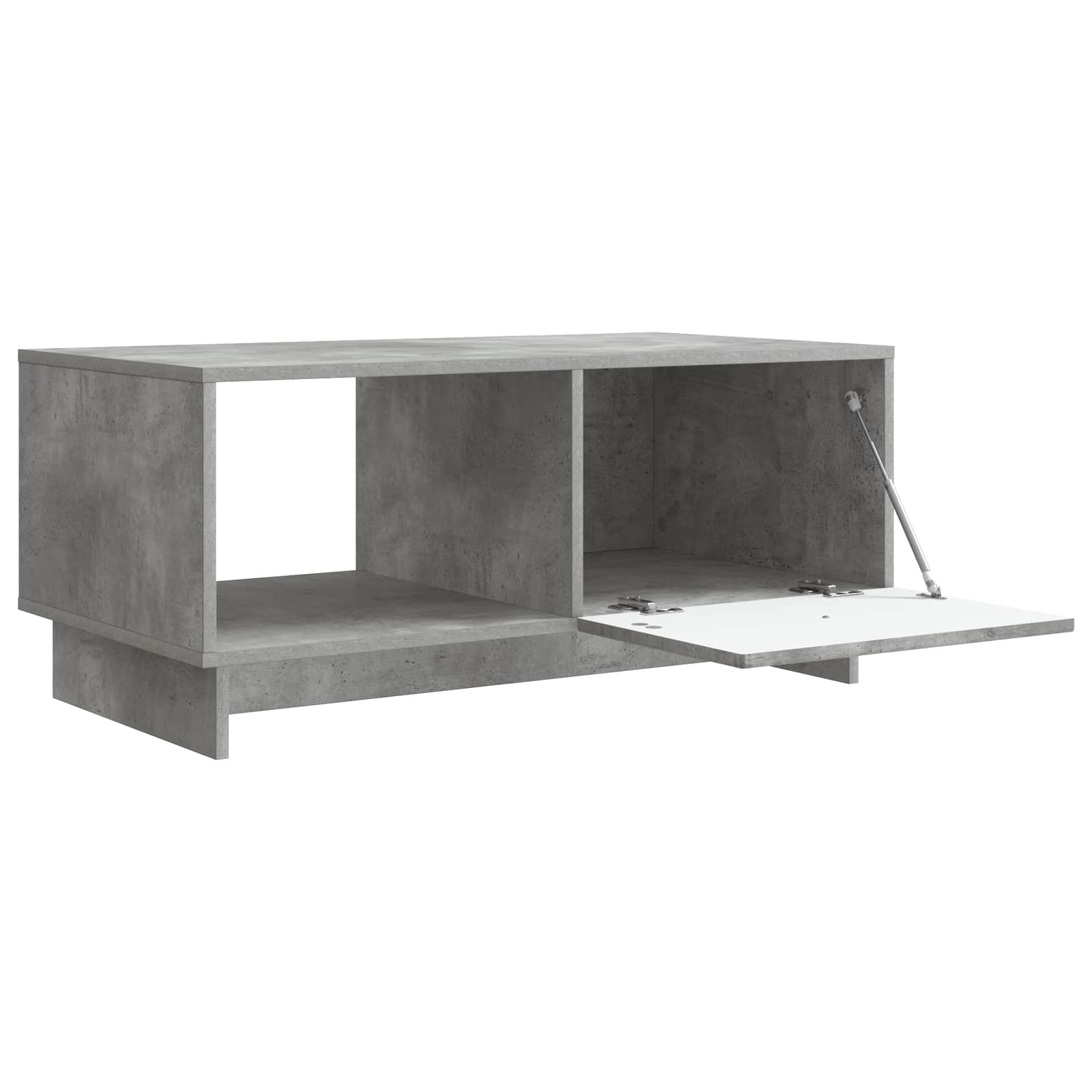 Salontafel Betongrijs 90 x 50 x 40 cm Bewerkt hout is nu te koop bij PeponiXL, paradijselijk wonen!