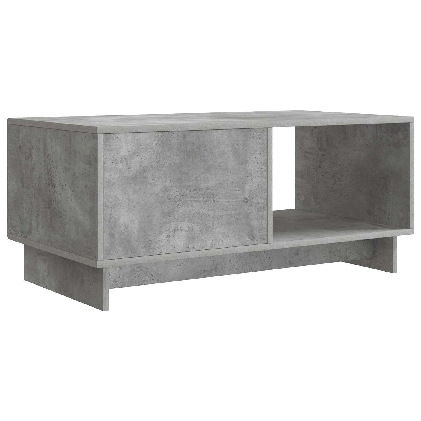 Salontafel Betongrijs 90 x 50 x 40 cm Bewerkt hout is nu te koop bij PeponiXL, paradijselijk wonen!