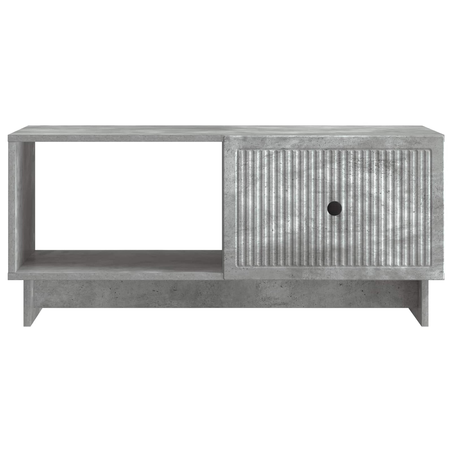 Salontafel Betongrijs 90 x 50 x 40 cm Bewerkt hout is nu te koop bij PeponiXL, paradijselijk wonen!