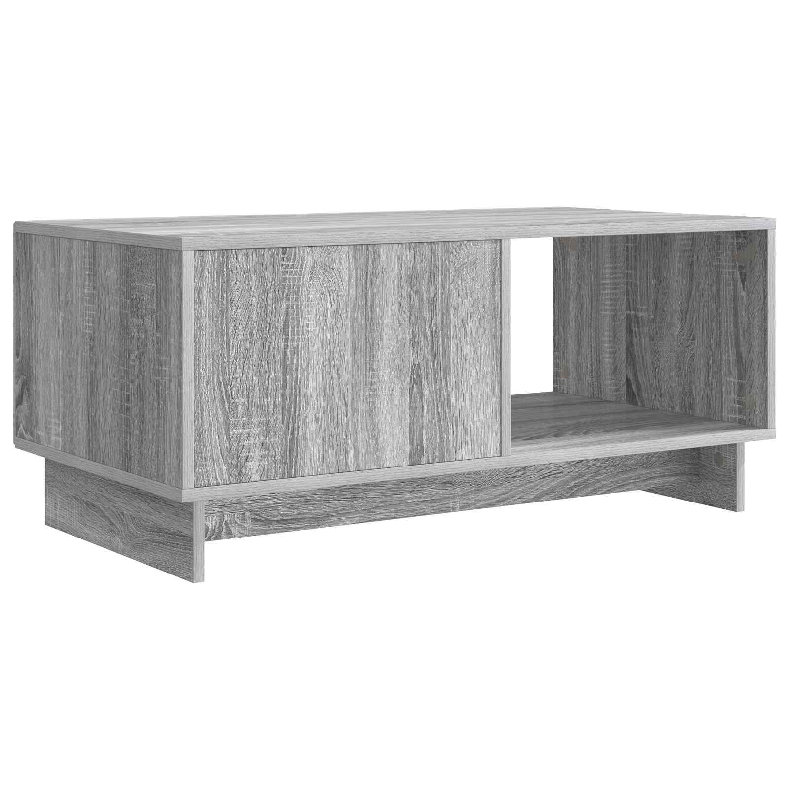 Salontafel Grijs sonoma 90 x 50 x 40 cm Bewerkt hout is nu te koop bij PeponiXL, paradijselijk wonen!