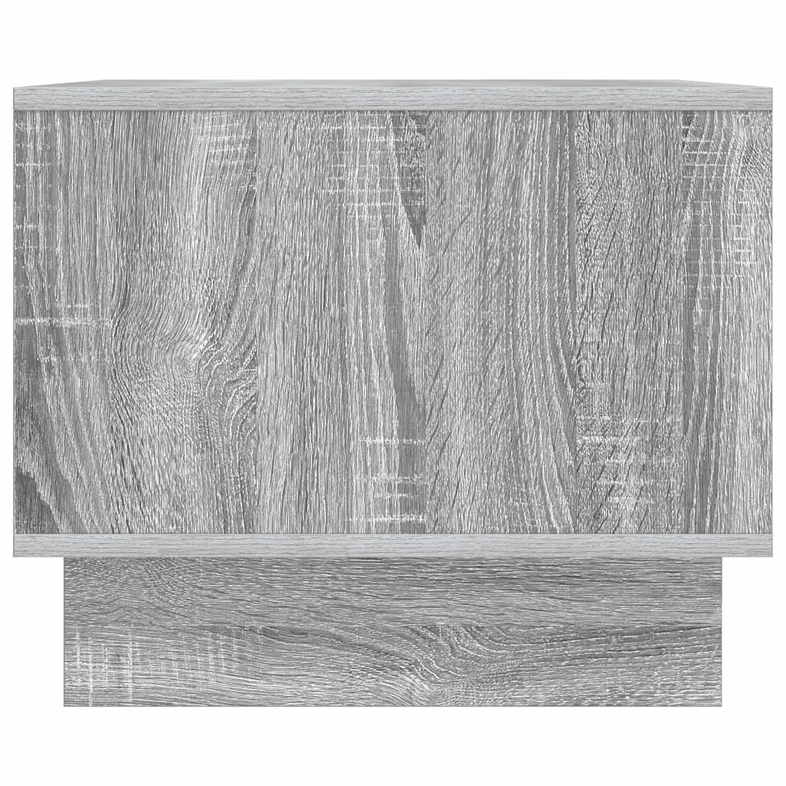 Salontafel Grijs sonoma 90 x 50 x 40 cm Bewerkt hout is nu te koop bij PeponiXL, paradijselijk wonen!