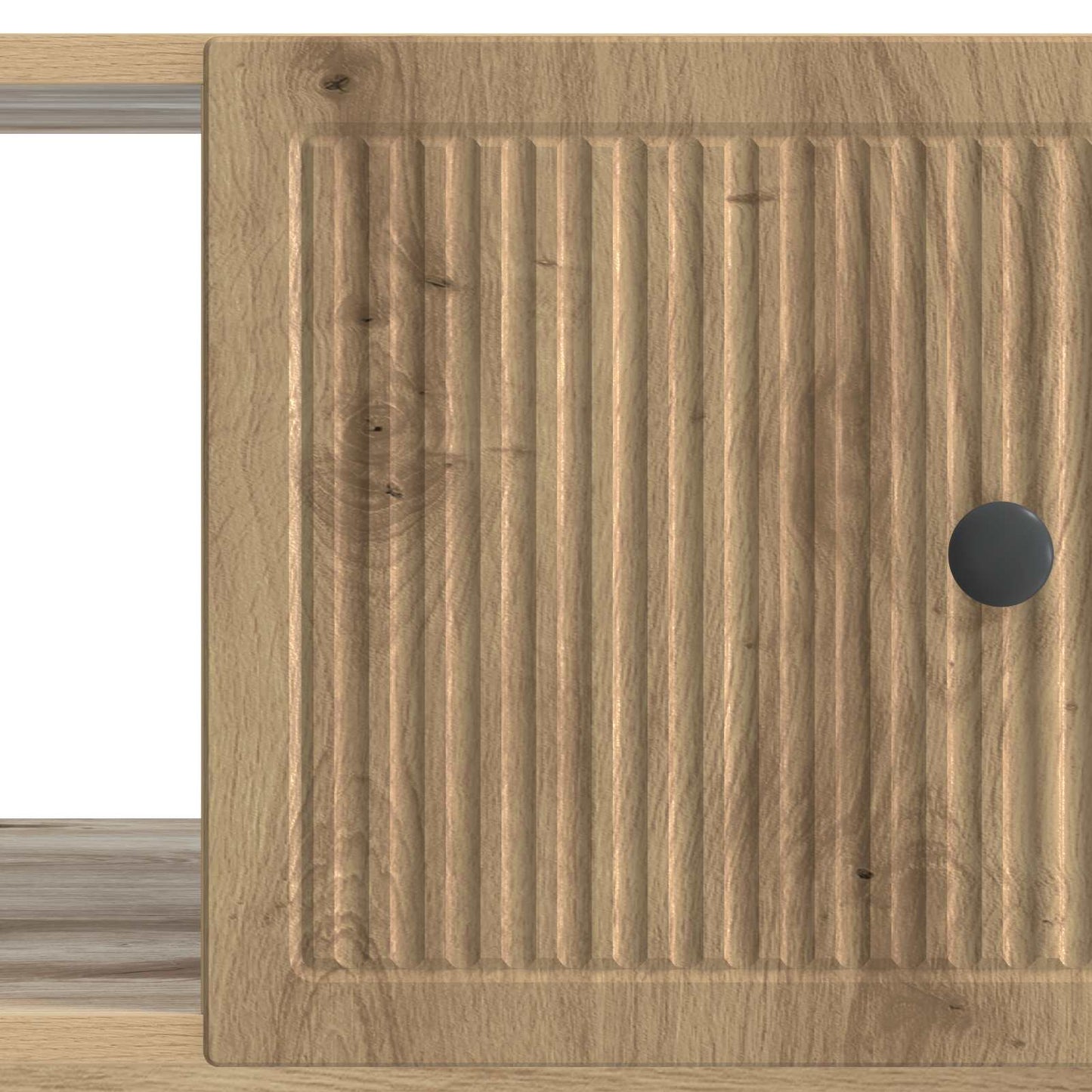 Salontafel Artisanaal eiken 90 x 50 x 40 cm Bewerkt hout is nu te koop bij PeponiXL, paradijselijk wonen!