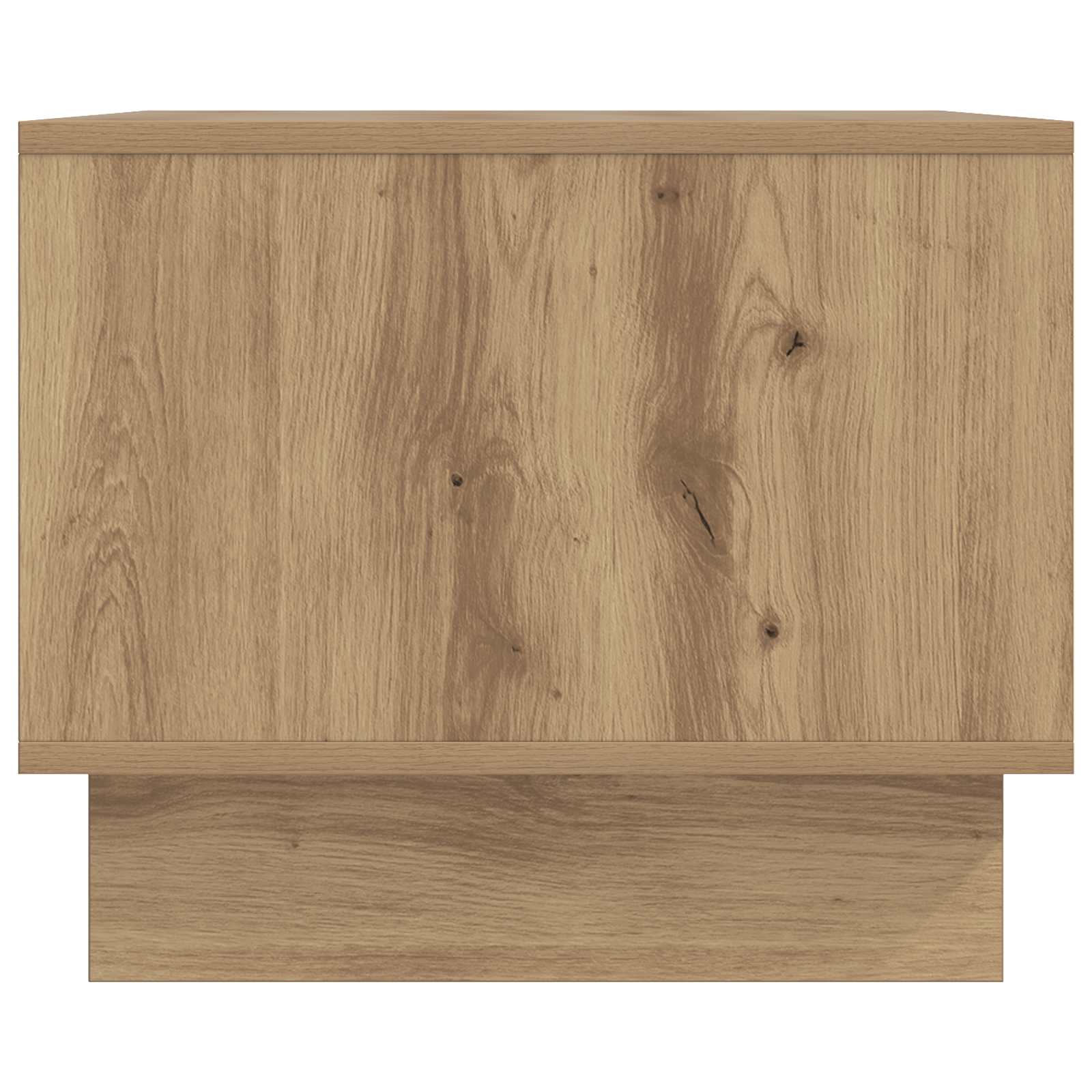 Salontafel Artisanaal eiken 90 x 50 x 40 cm Bewerkt hout is nu te koop bij PeponiXL, paradijselijk wonen!