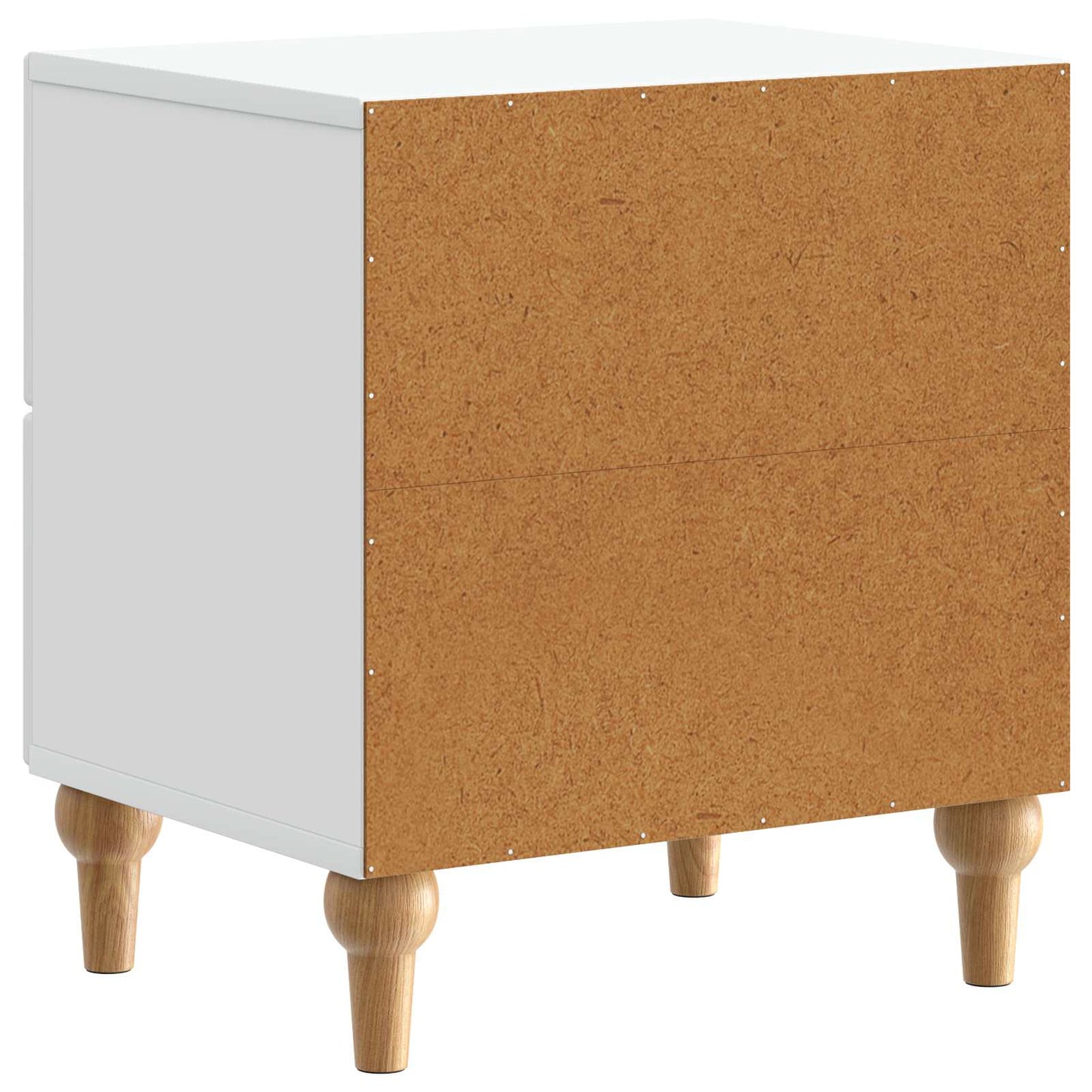 Nachtkastje met lade 2 pcs Wit 43 x 34,5 x 48 cm Bewerkt hout is nu te koop bij PeponiXL, paradijselijk wonen!
