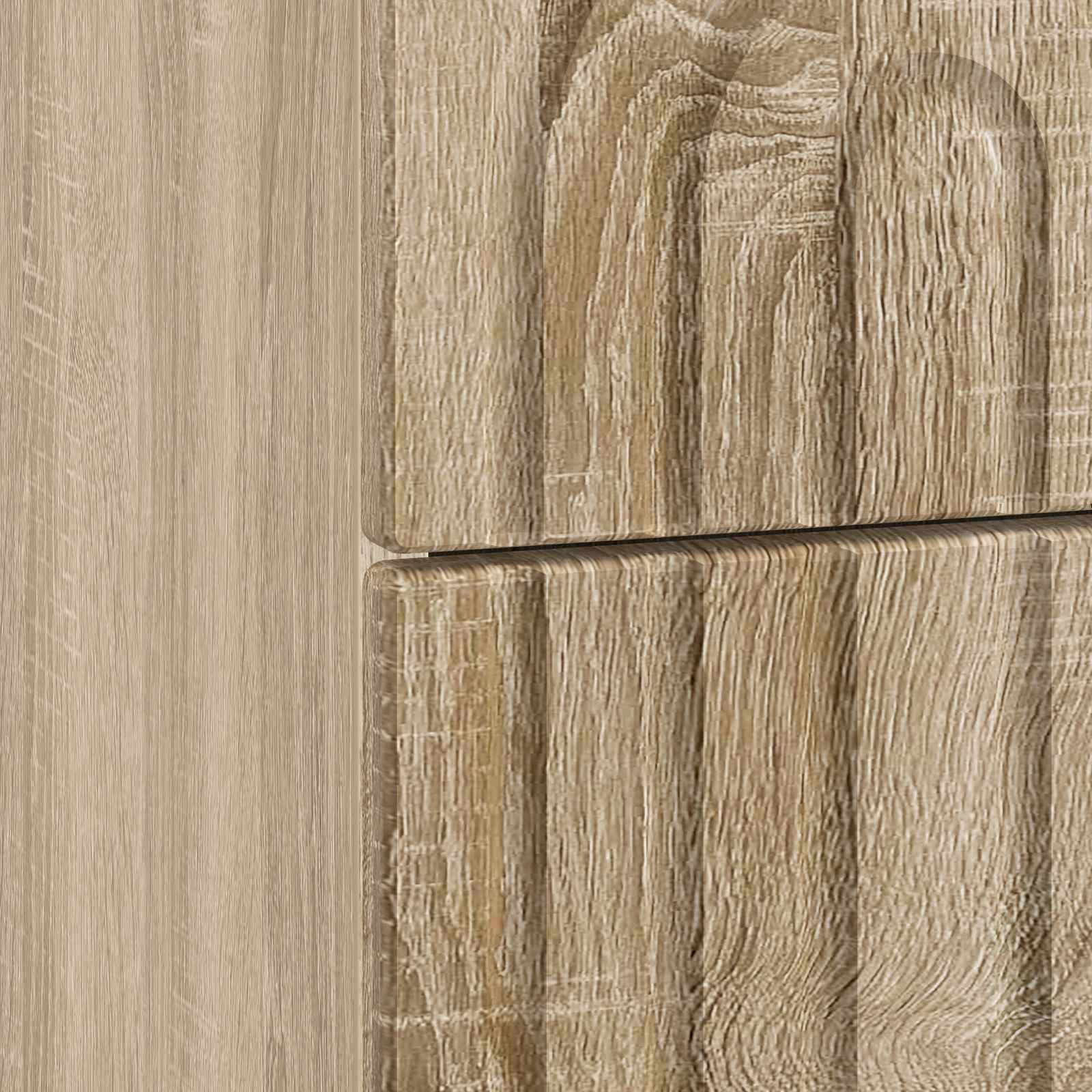 Nachtkastje Sonoma Eiken 43 x 34,5 x 48 cm Bewerkt hout is nu te koop bij PeponiXL, paradijselijk wonen!