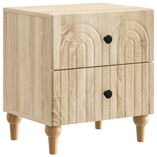 Nachtkastje Sonoma Eiken 43 x 34,5 x 48 cm Bewerkt hout is nu te koop bij PeponiXL, paradijselijk wonen!