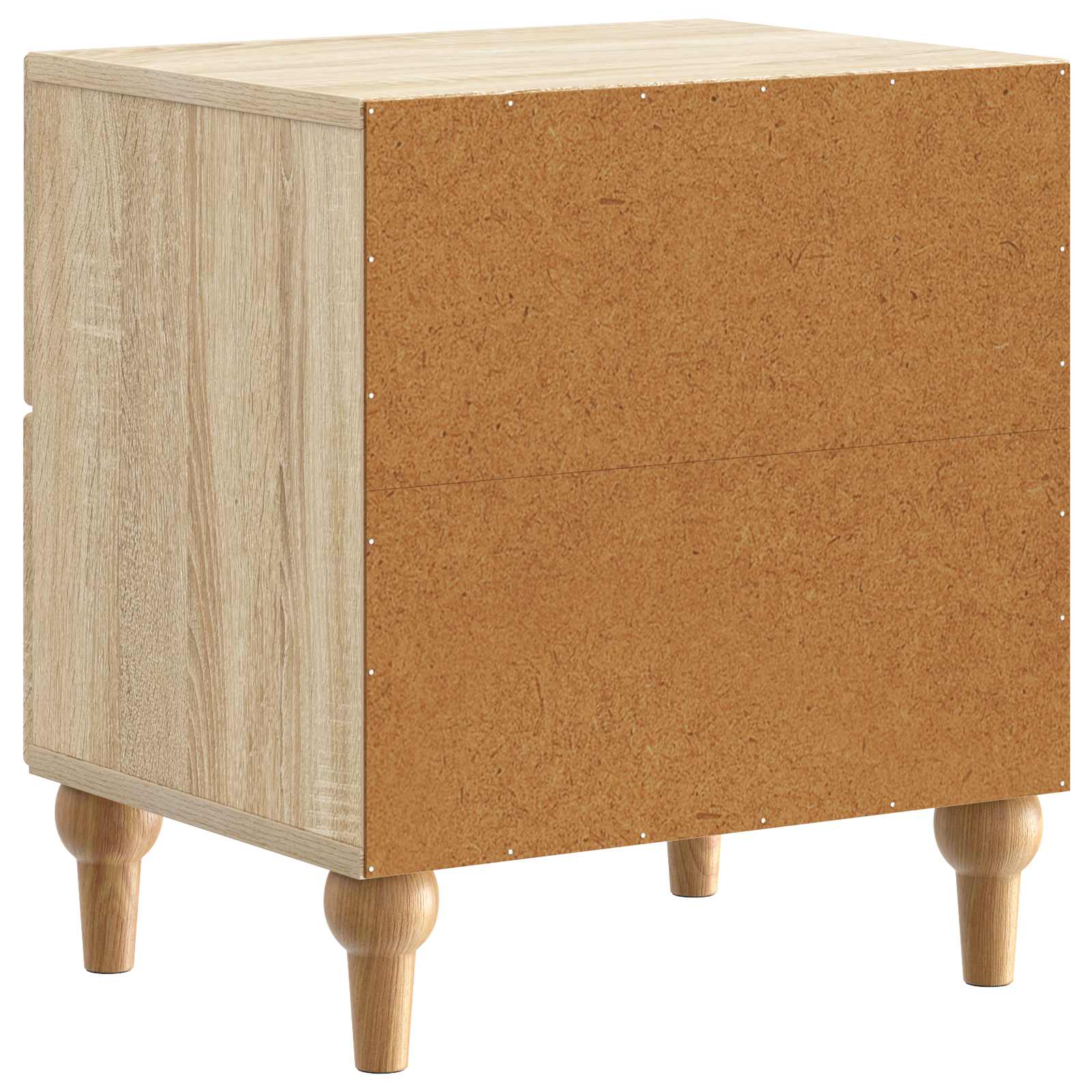 Nachtkastje 2 pcs Sonoma Eiken 43 x 34,5 x 48 cm Bewerkt hout is nu te koop bij PeponiXL, paradijselijk wonen!