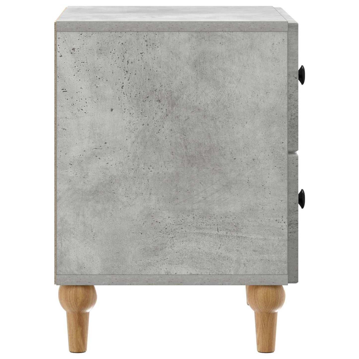 Nachtkastje 2 pcs Betongrijs 43 x 34,5 x 48 cm Bewerkt hout is nu te koop bij PeponiXL, paradijselijk wonen!
